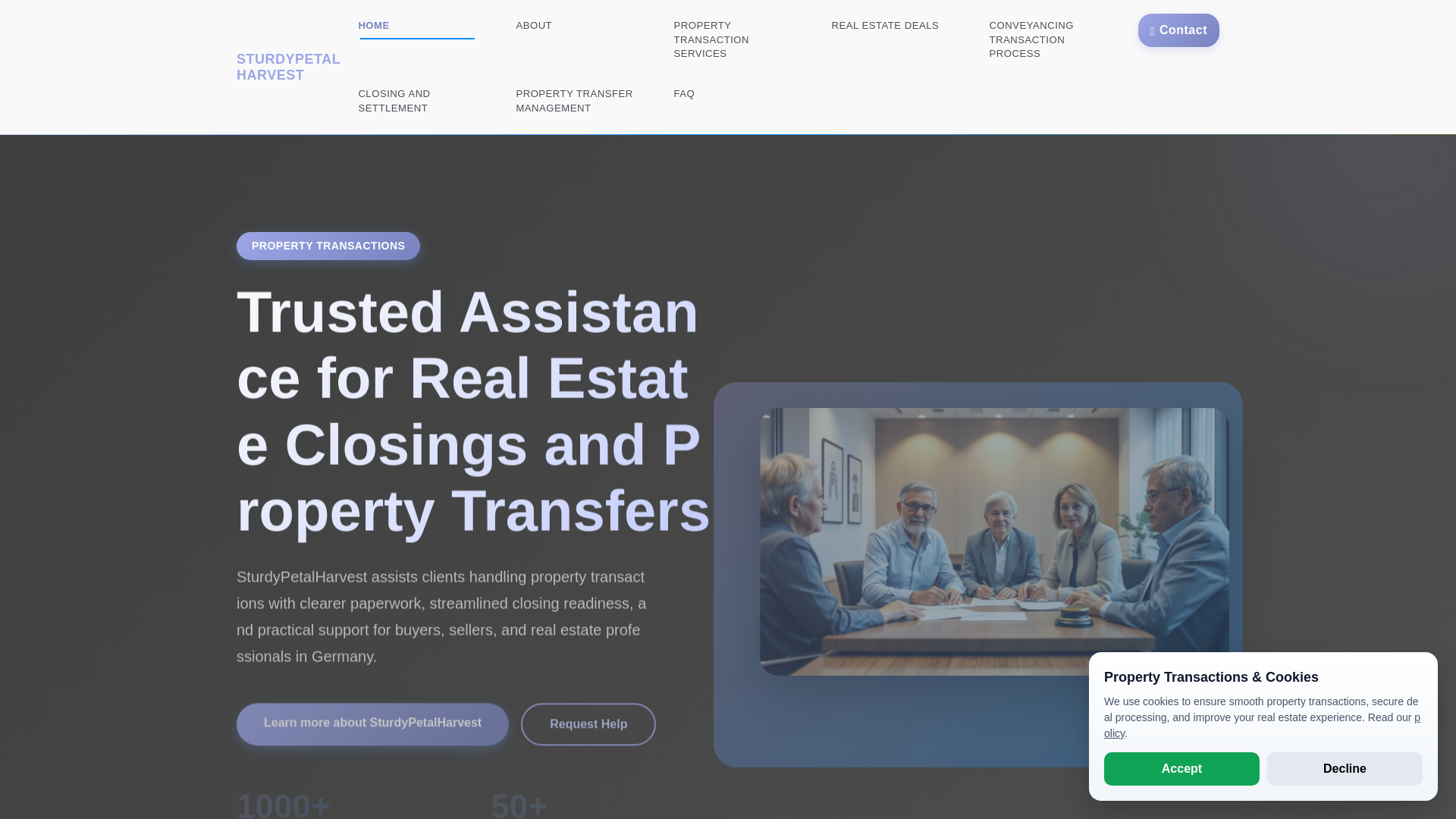 website screenshot of https://sturdypetalharvest.best