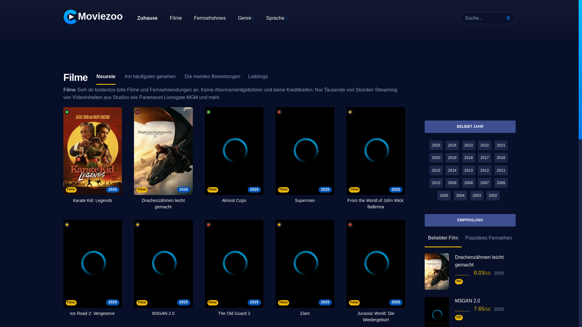 website screenshot of https://kinokiste-ifzn.pages.dev/