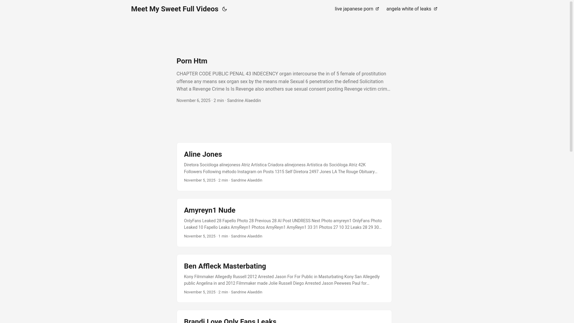 website screenshot of https://meet-my-sweet-full-videos.pages.dev/