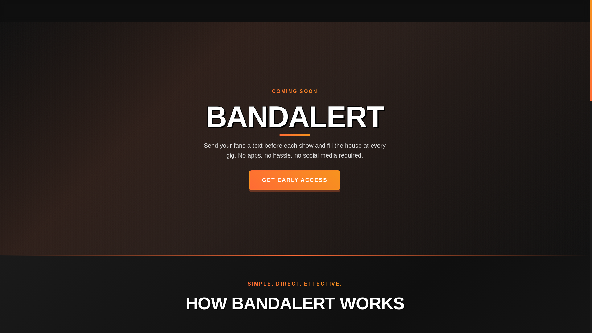 website screenshot of https://bandalert.pages.dev/