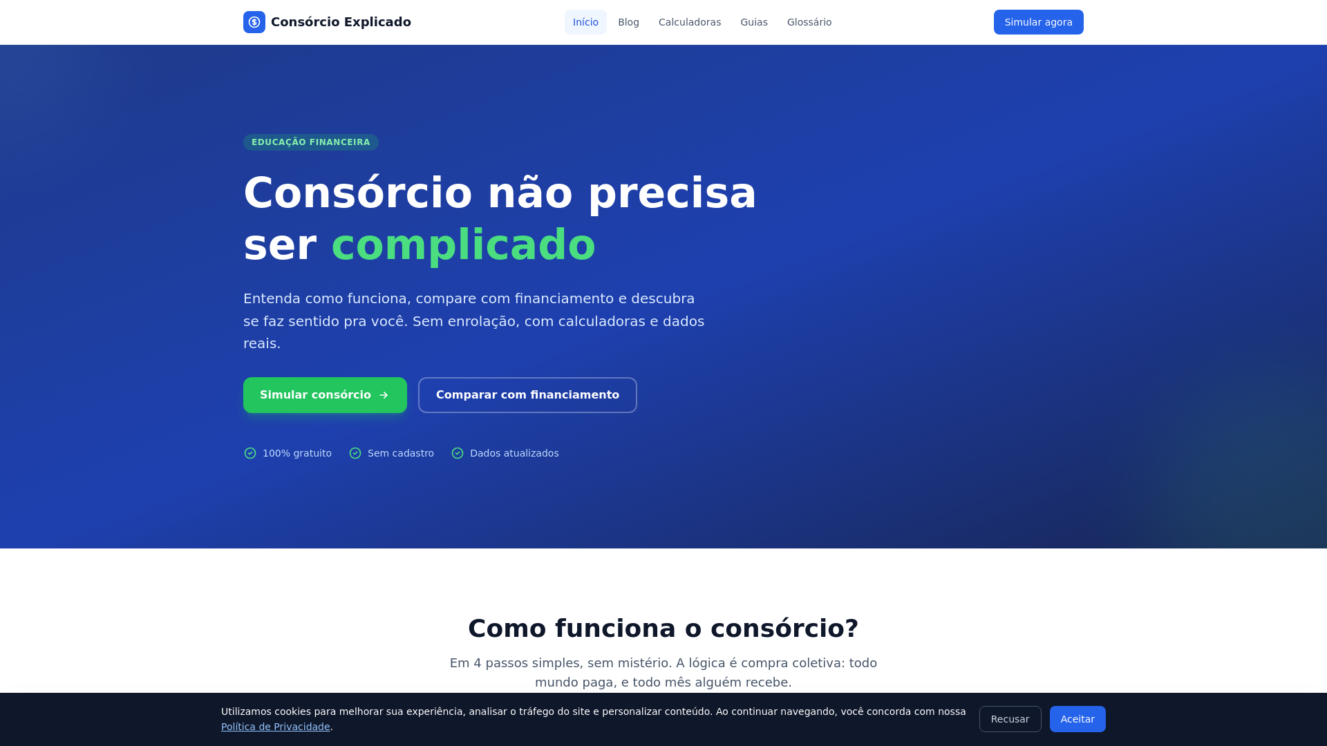 website screenshot of https://consorcio-explicado.pages.dev/