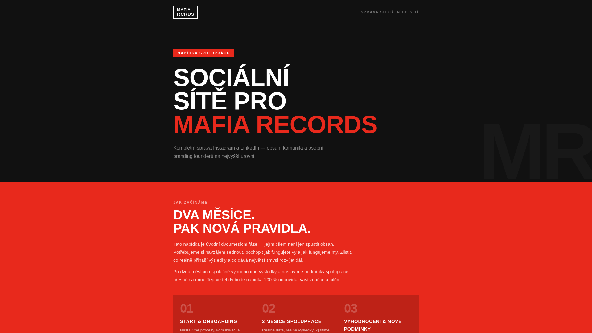 website screenshot of https://mafiarcrds.pages.dev/