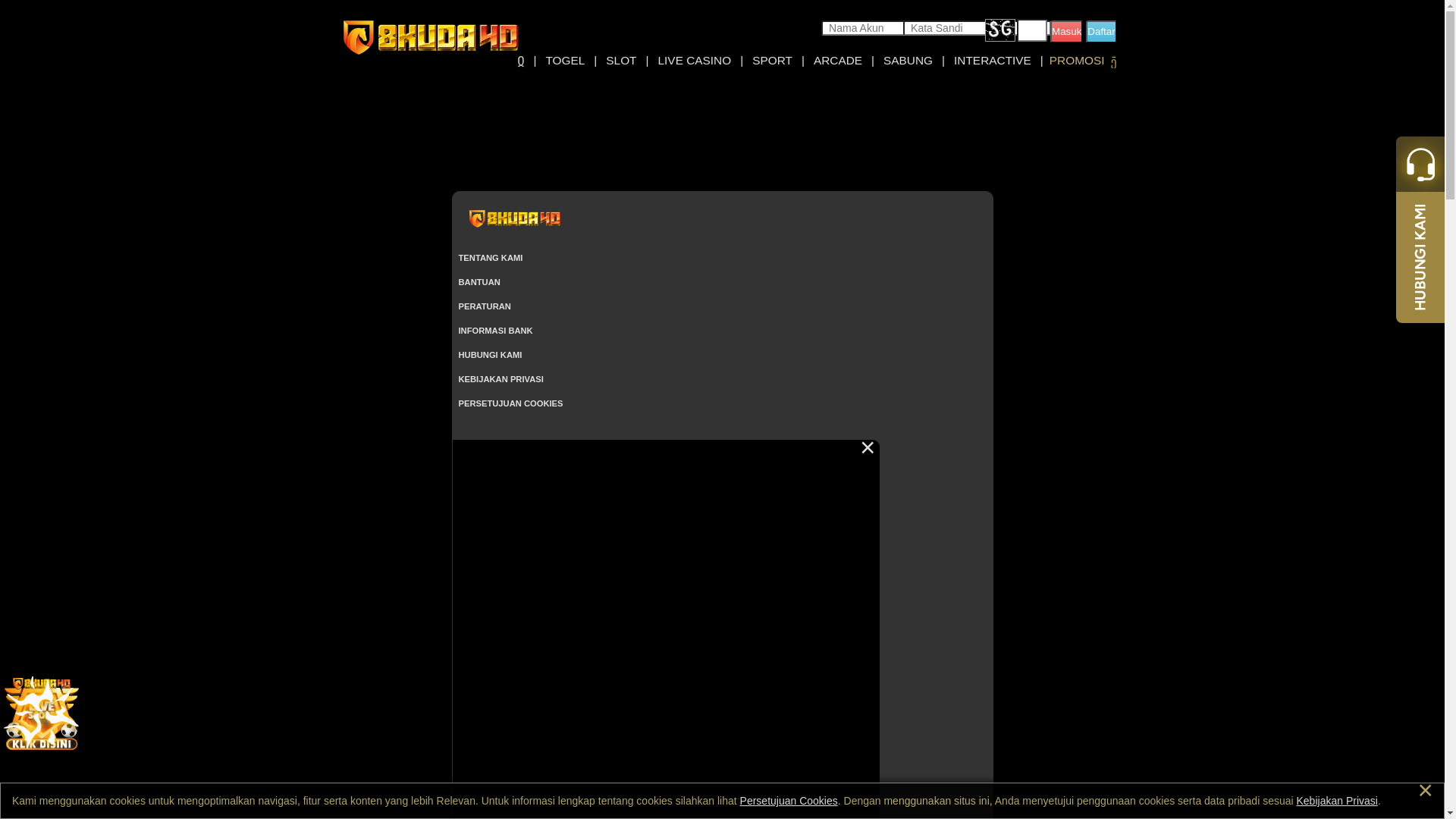 website screenshot of https://8kudalincah.org/