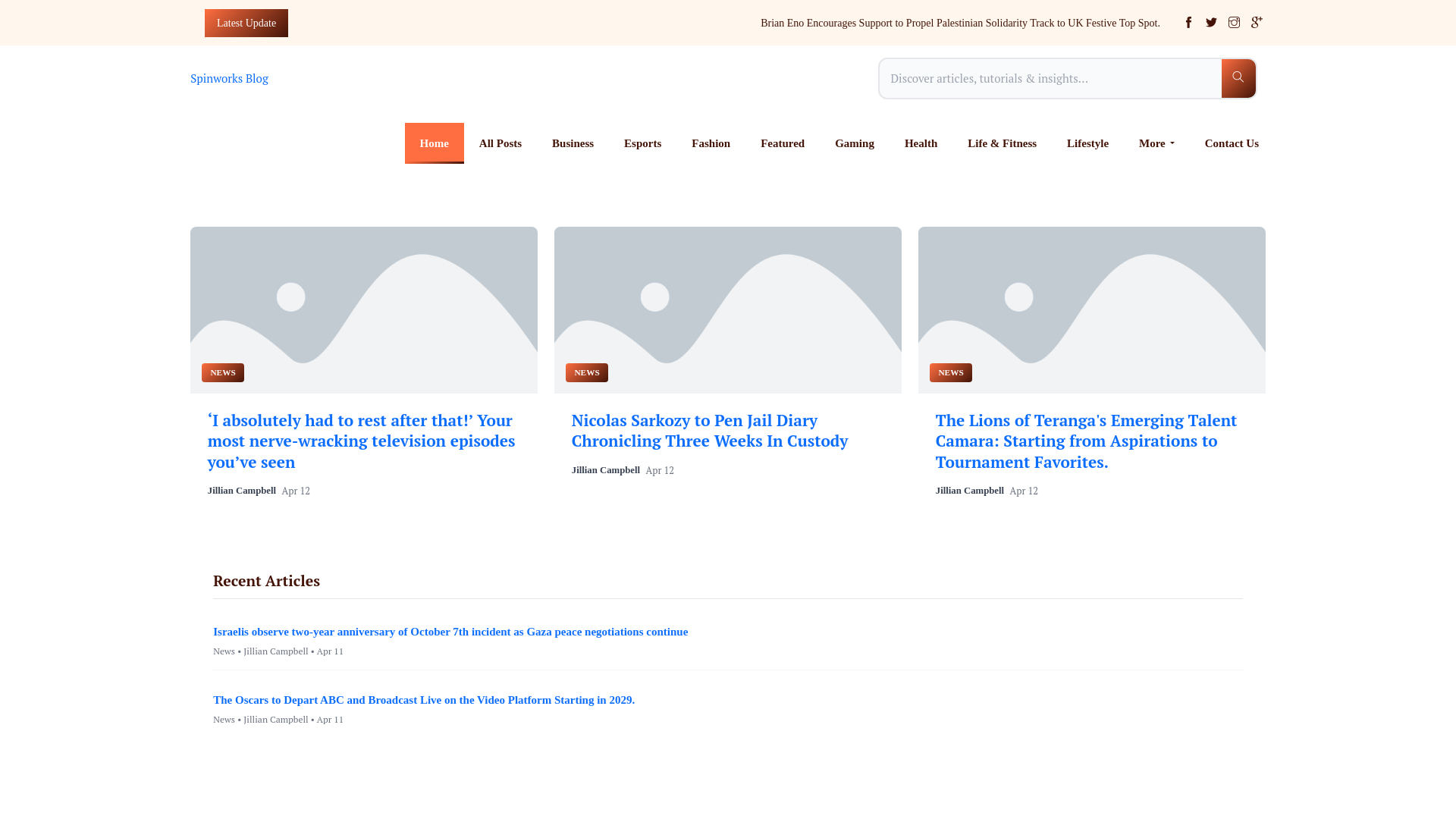 website screenshot of https://spinworks.nl/