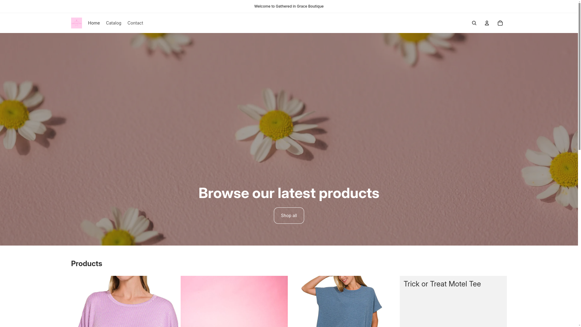 website screenshot of https://gatheredingraceboutique.com/