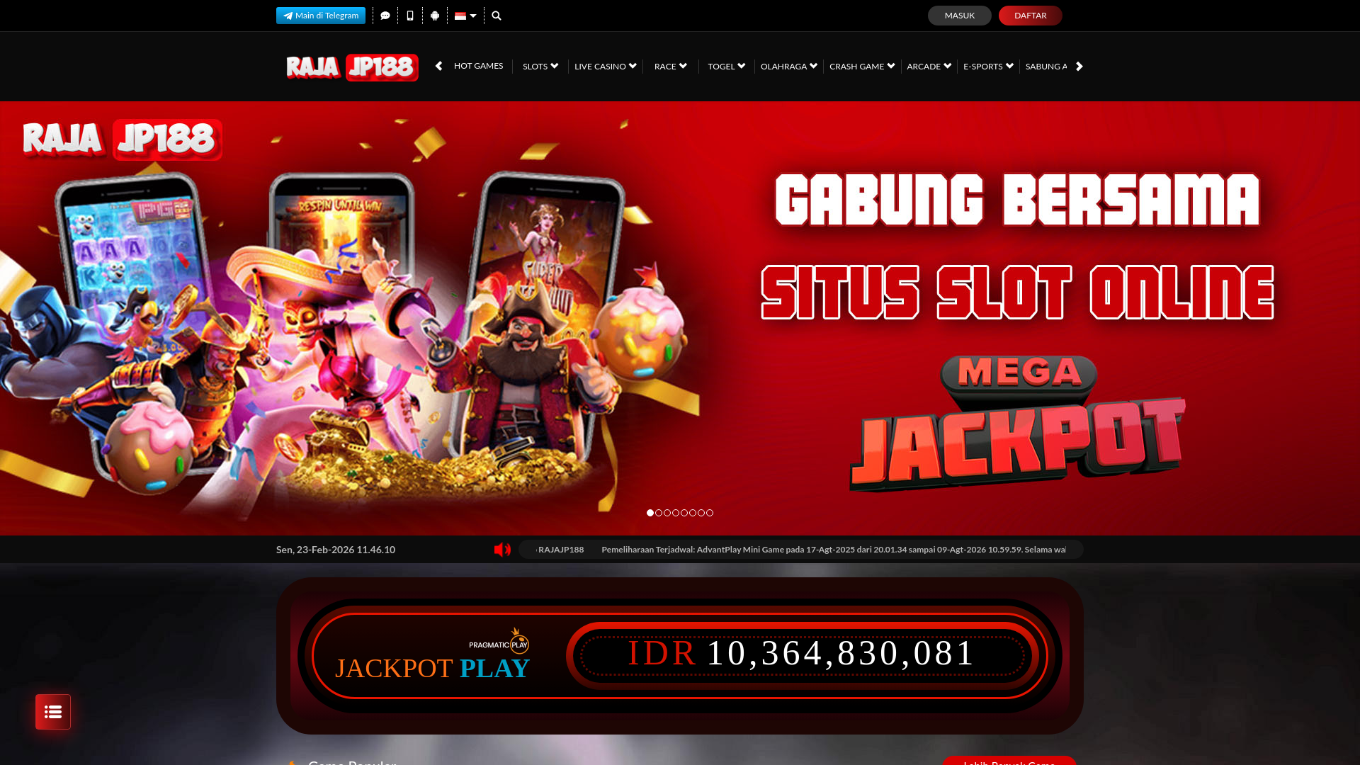 website screenshot of https://pasti-cepat.pages.dev/