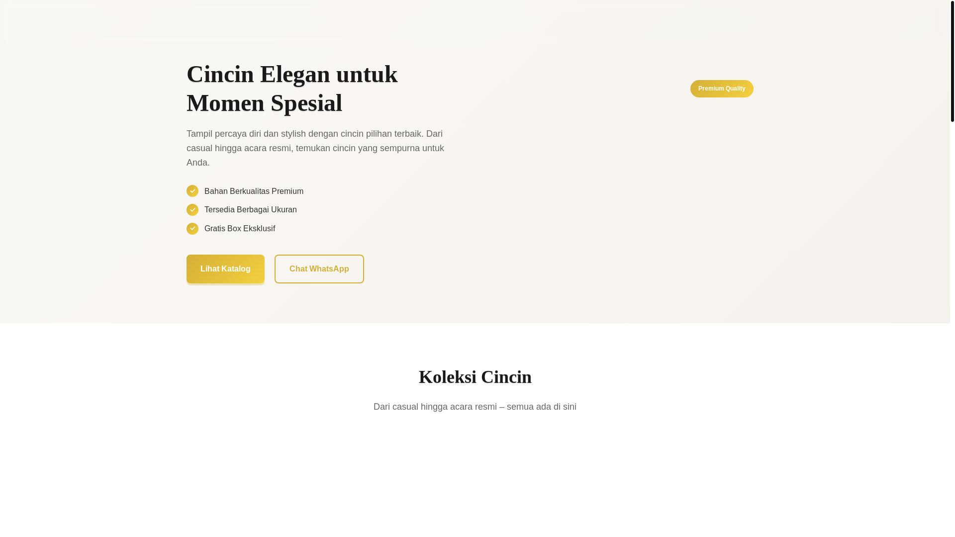 website screenshot of https://cincinelegan.pages.dev/