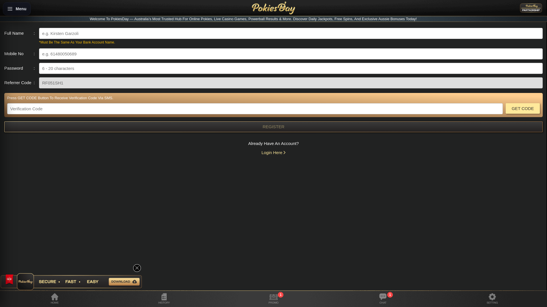 website screenshot of https://omnirideshareclub.com.au/video/?play=all%20right%20casino