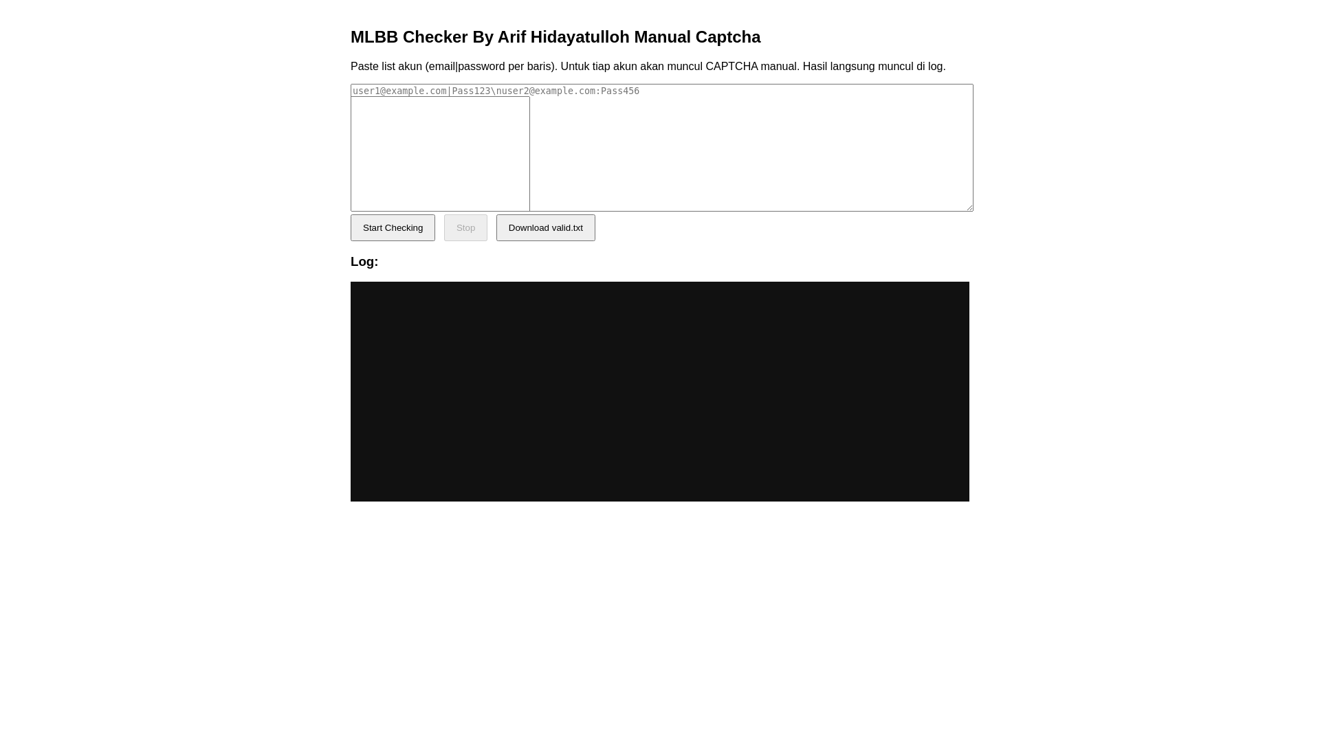website screenshot of https://mlbbvalid.pages.dev/