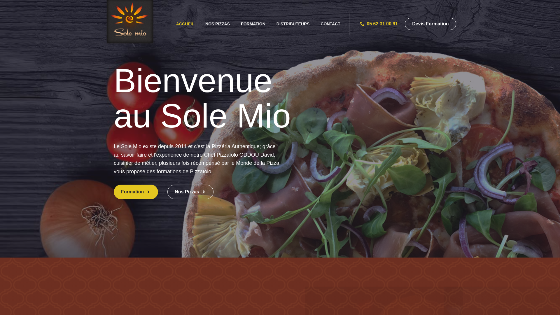 website screenshot of https://solemio-formation.fr/