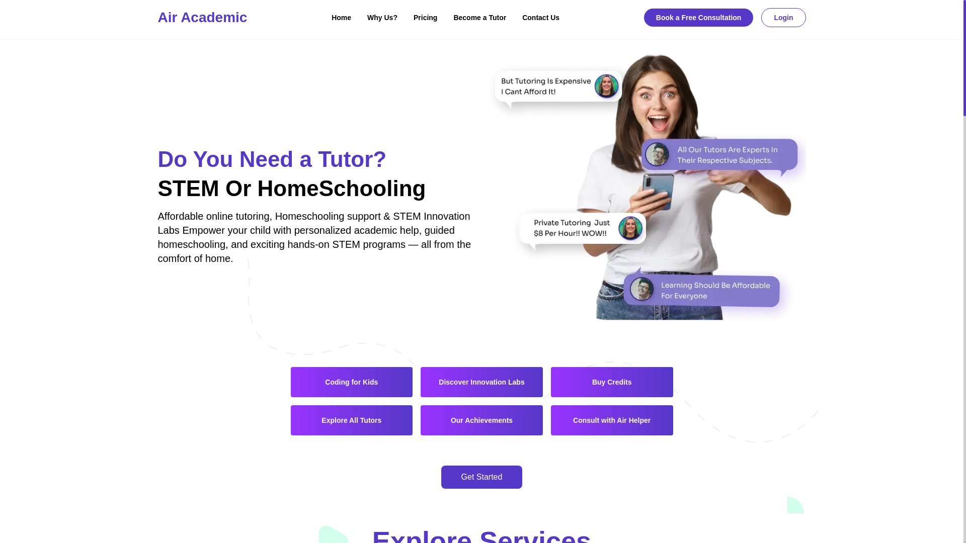 website screenshot of https://airacademic-redux.pages.dev/