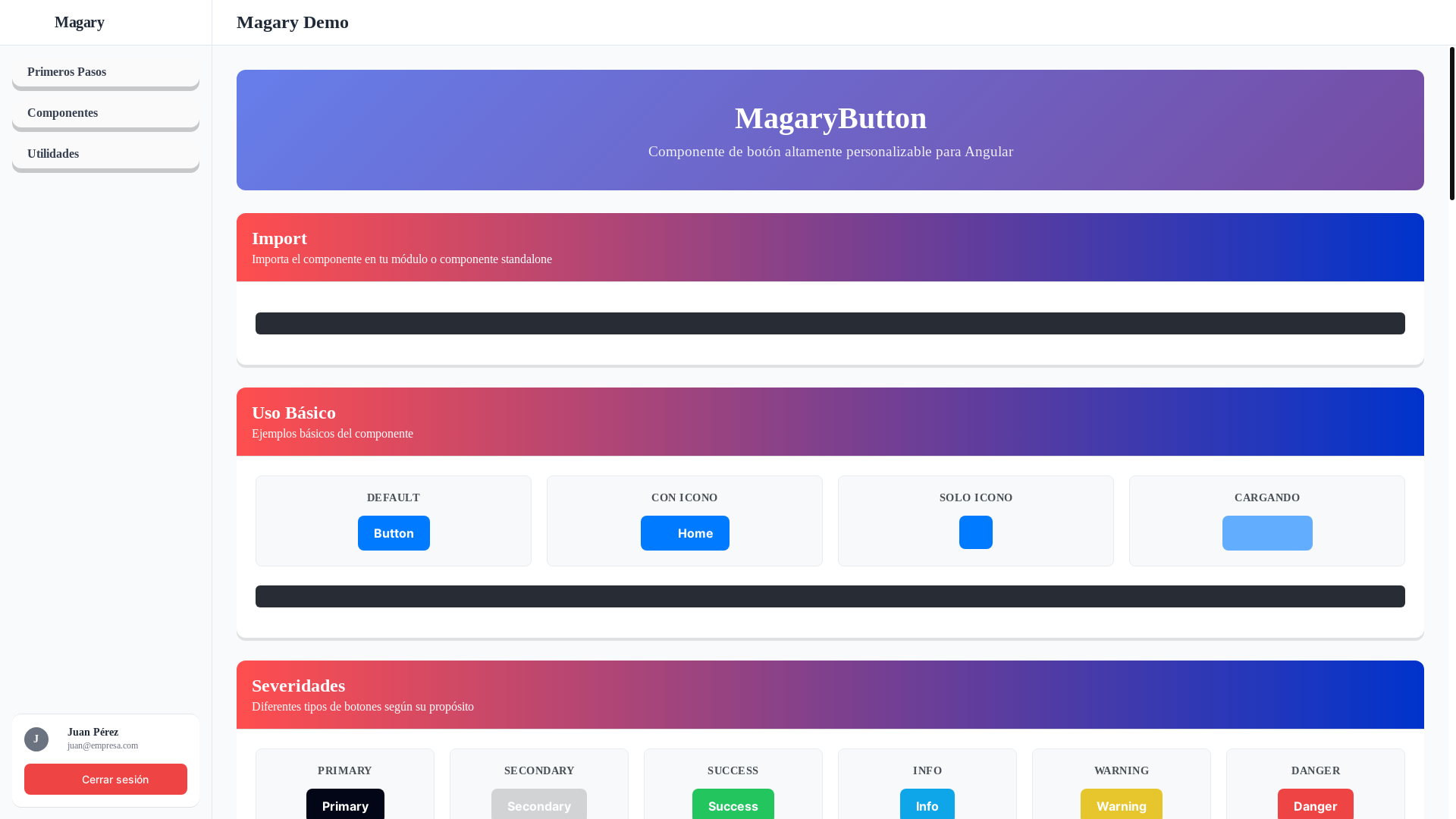 website screenshot of https://livedemomagary.pages.dev/