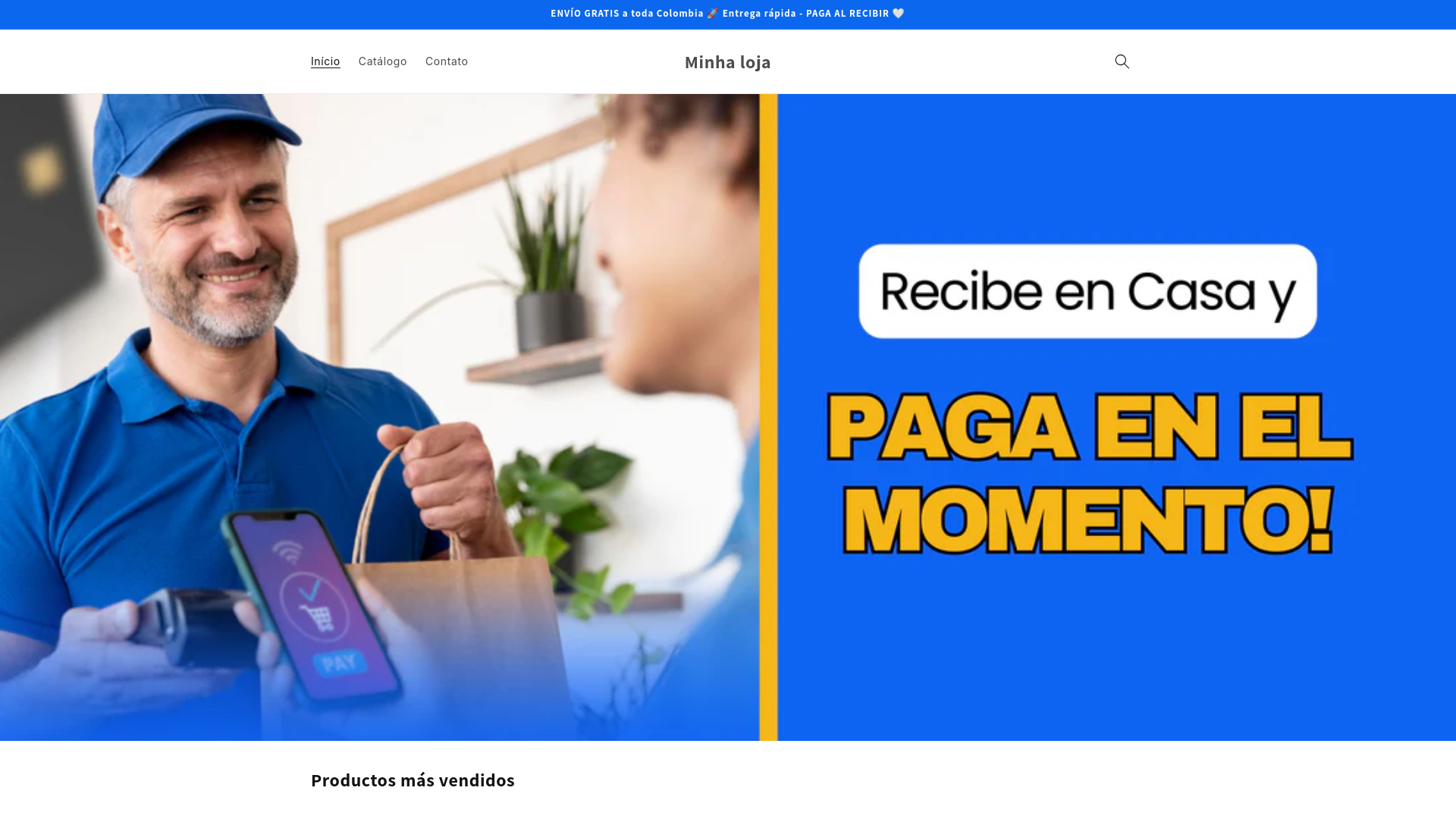 website screenshot of https://mercavoshop.com/