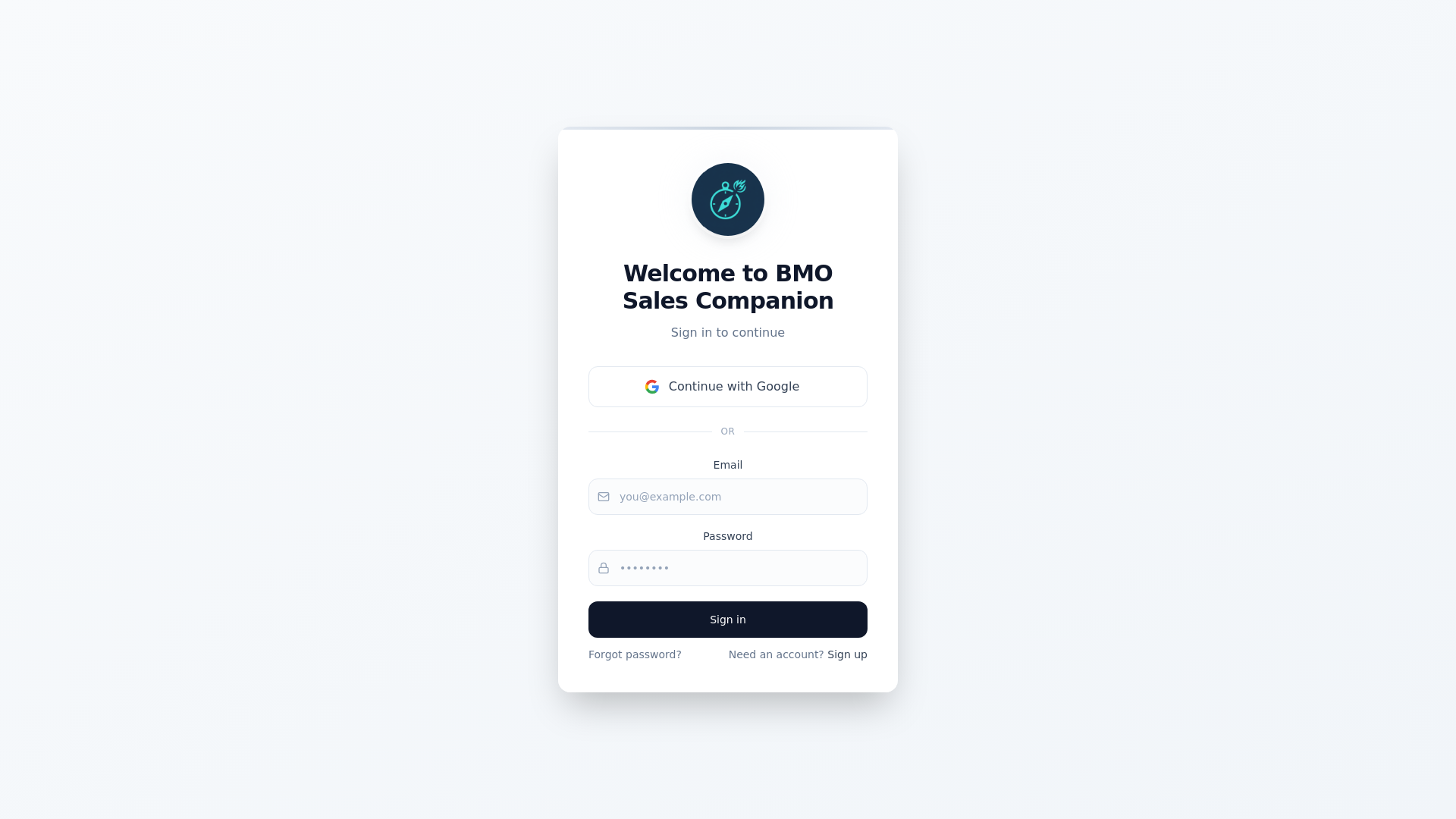 website screenshot of https://bmo-sc.com
