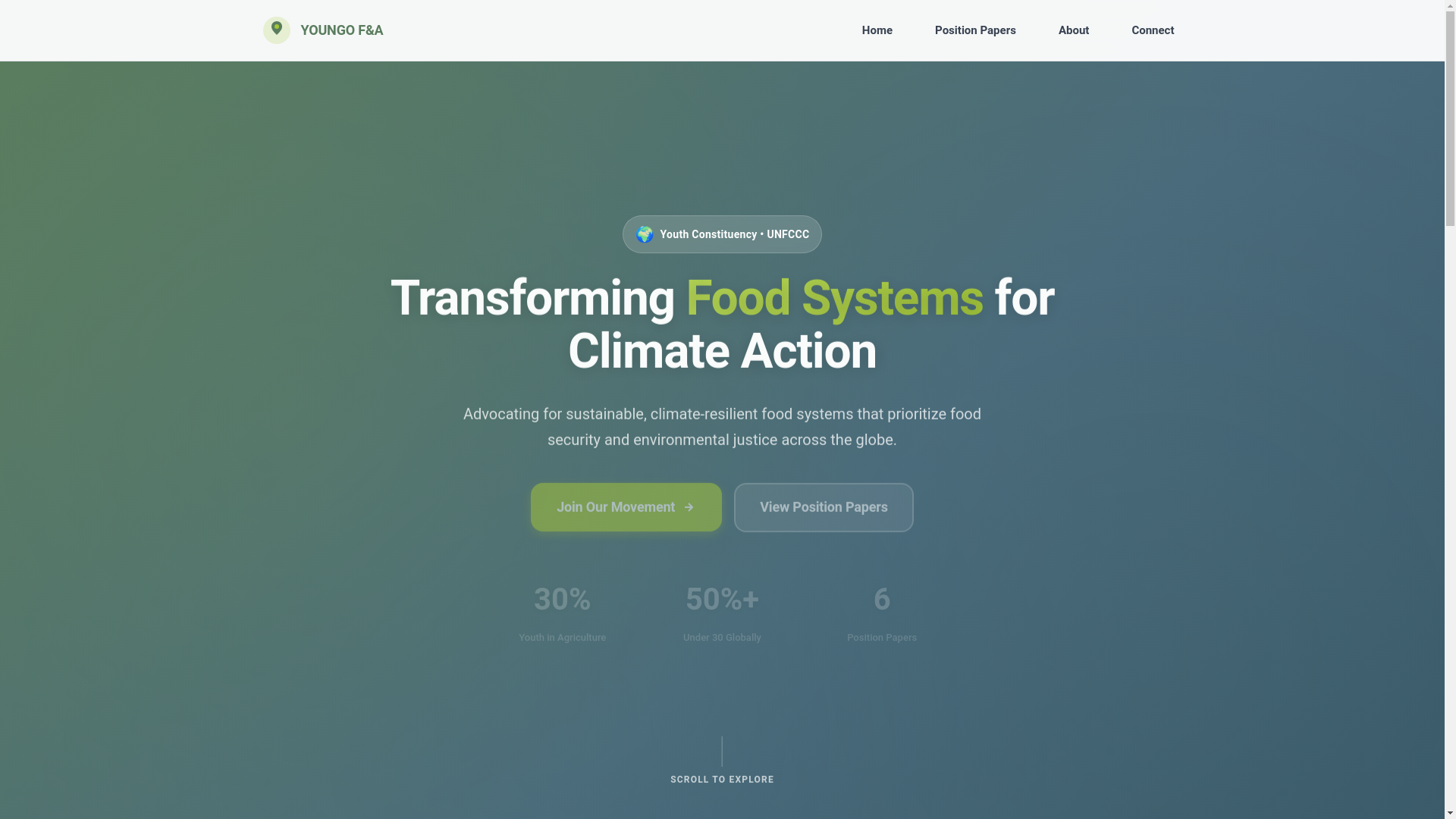 website screenshot of https://youngofoodandagriculture.pages.dev/