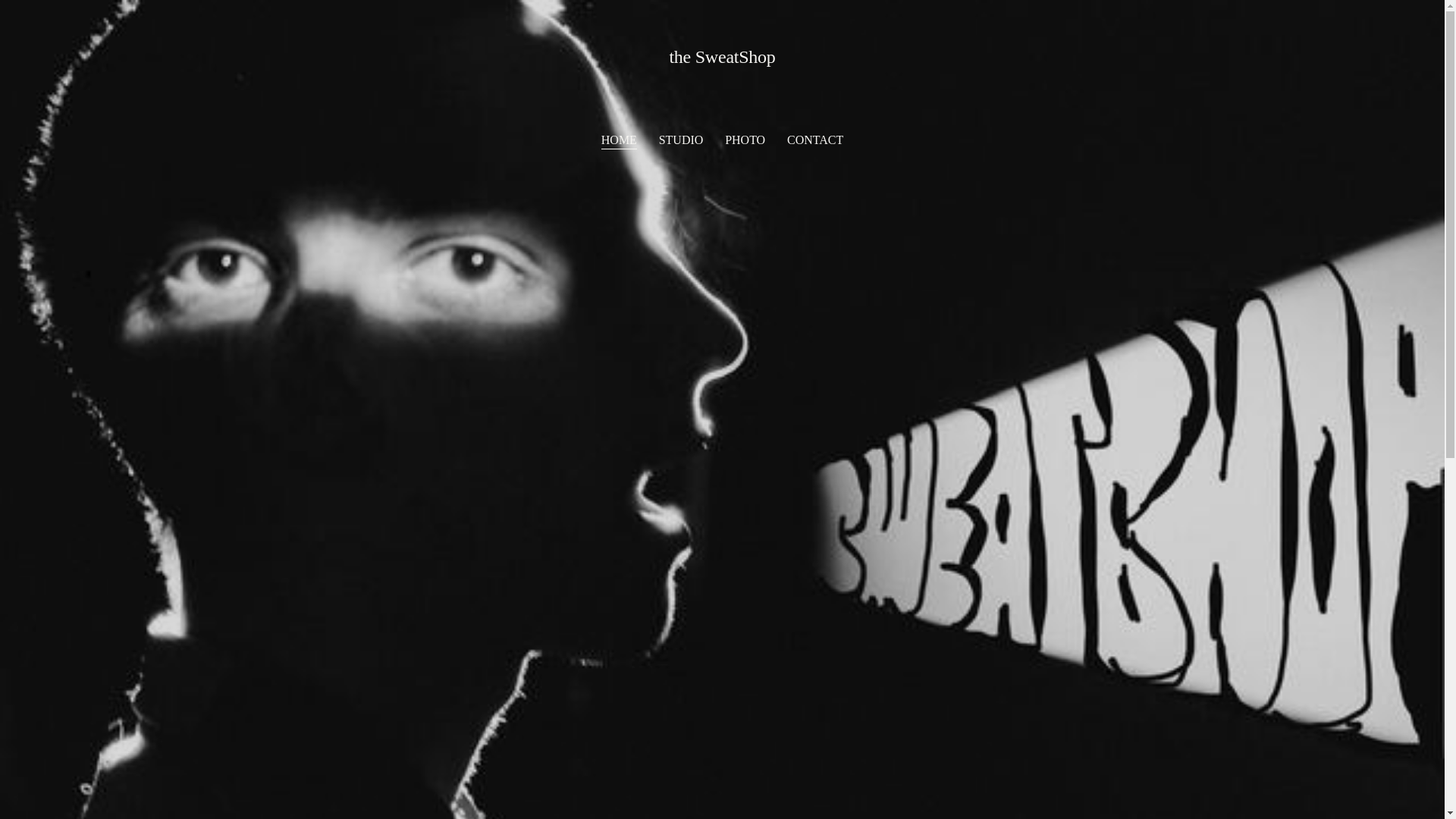 website screenshot of https://sweatshopthestudio.com/