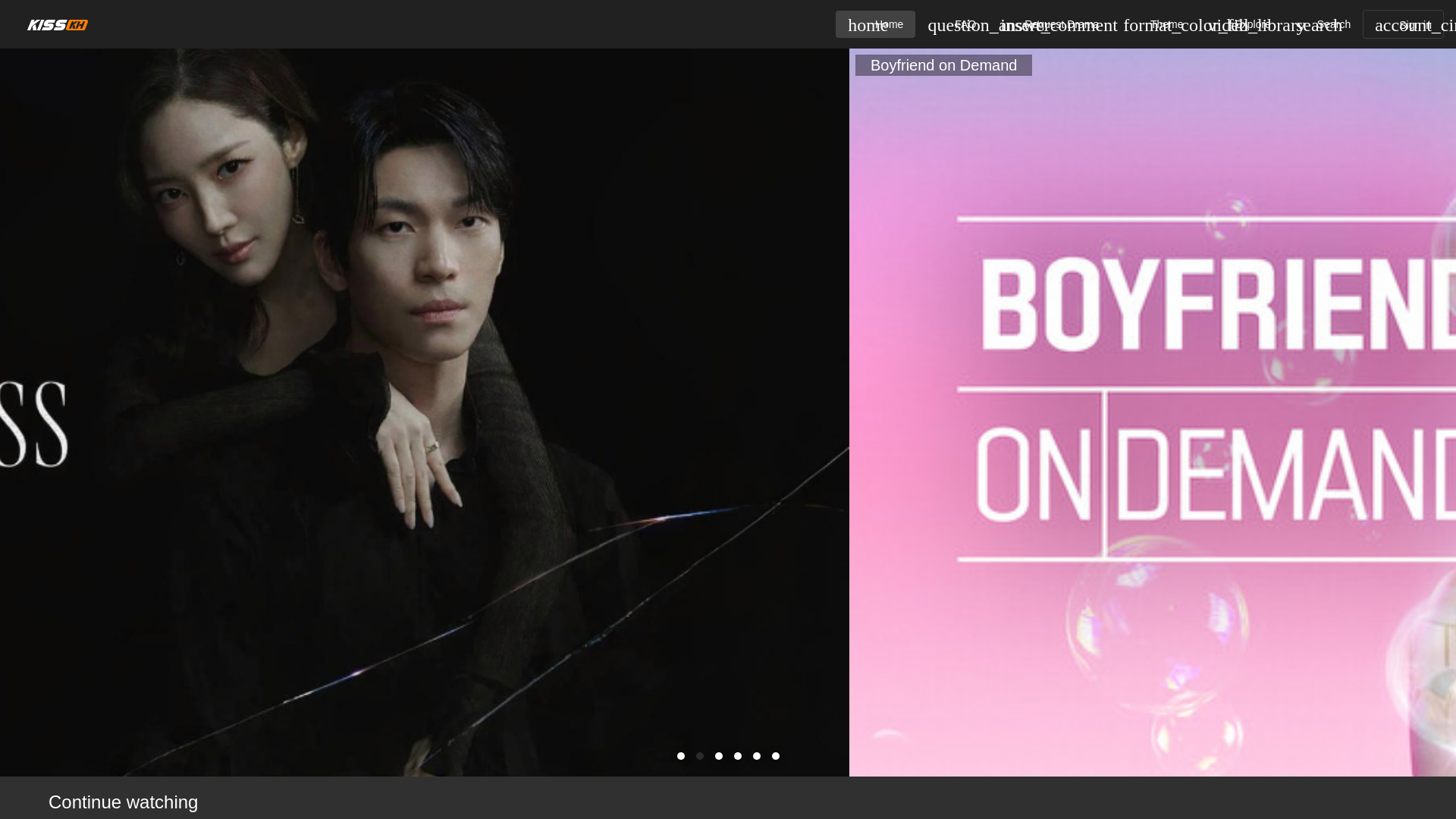 website screenshot of https://kisskh.la/