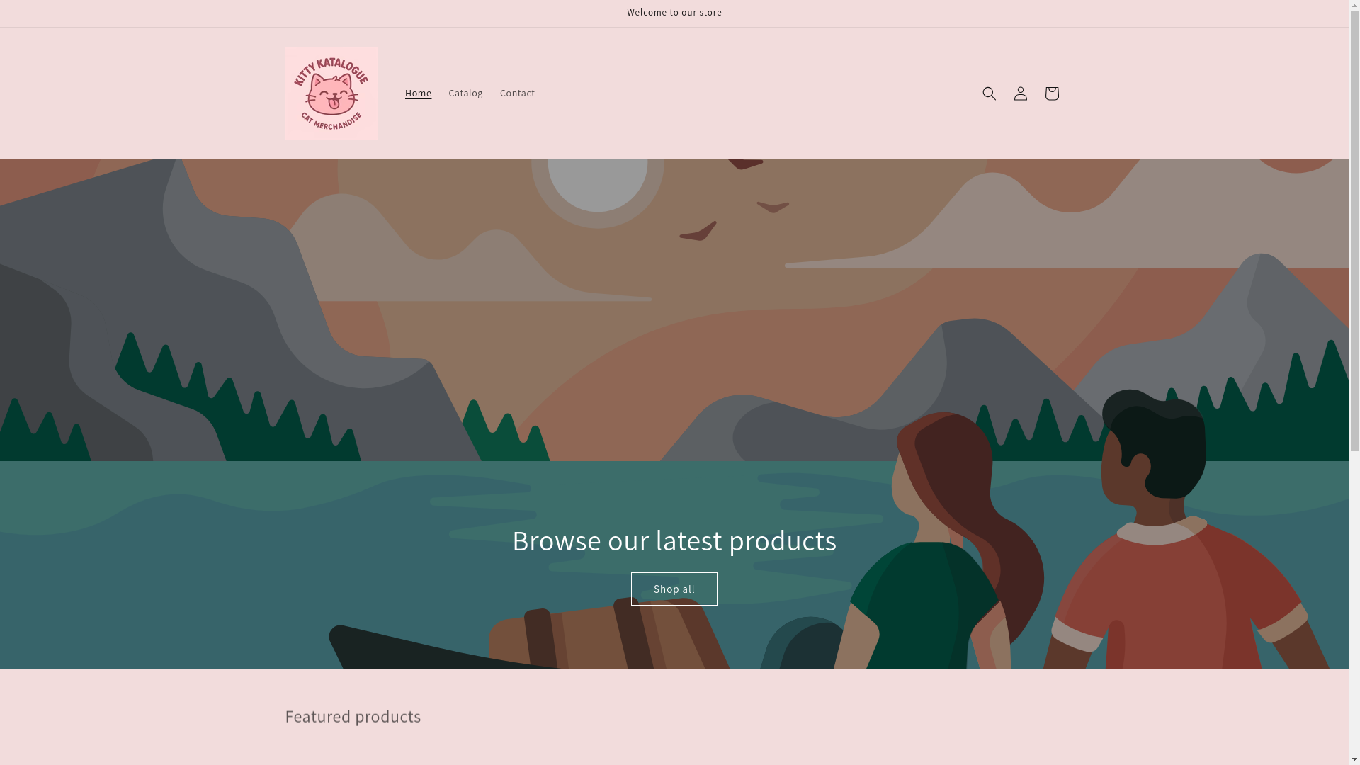 website screenshot of https://kittykatalogue.com/