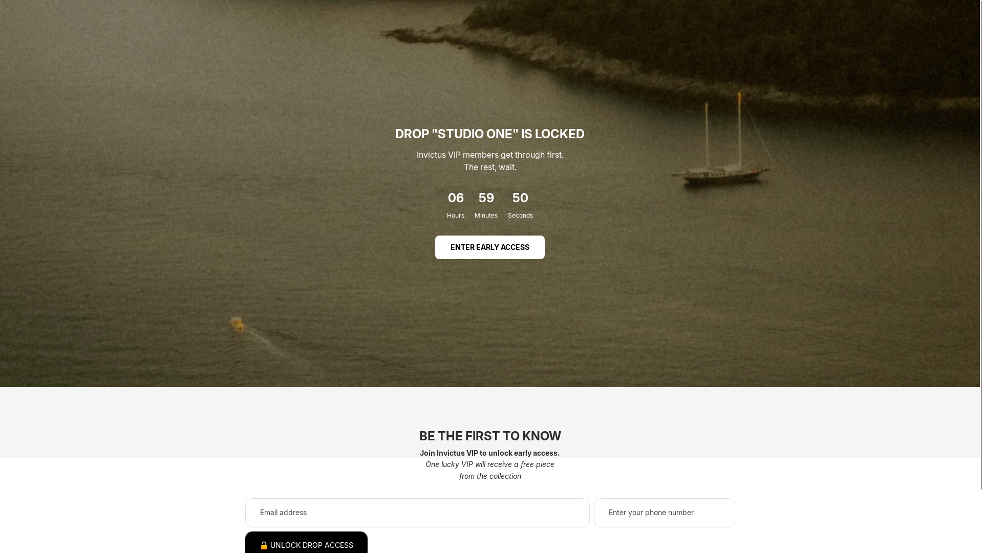 website screenshot of https://invictusarchive.com/