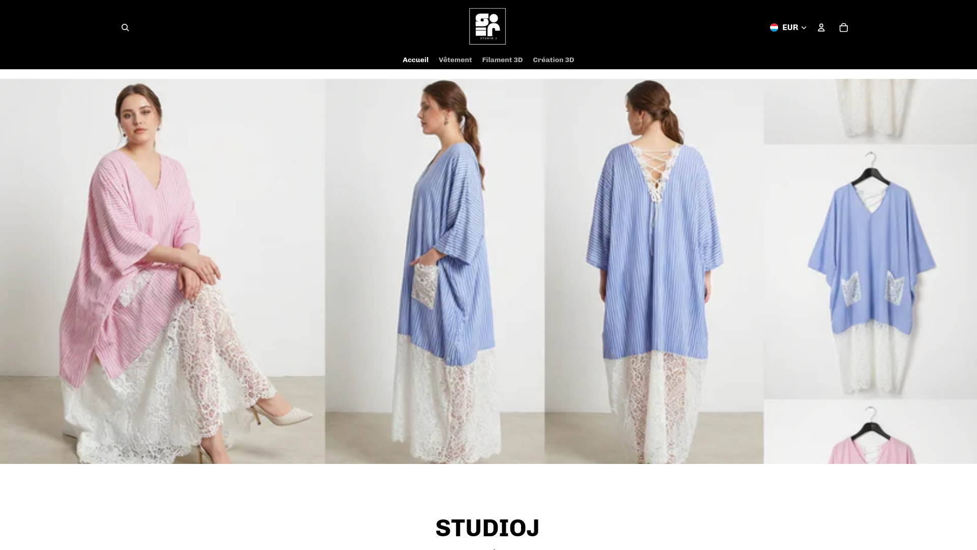 website screenshot of https://studioj-paris.com/