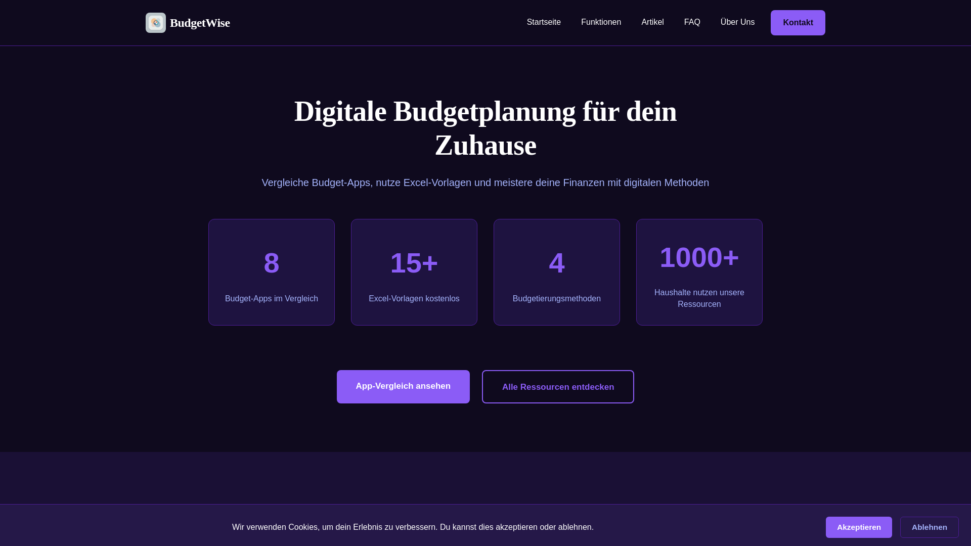 website screenshot of https://budgt-wise.com/