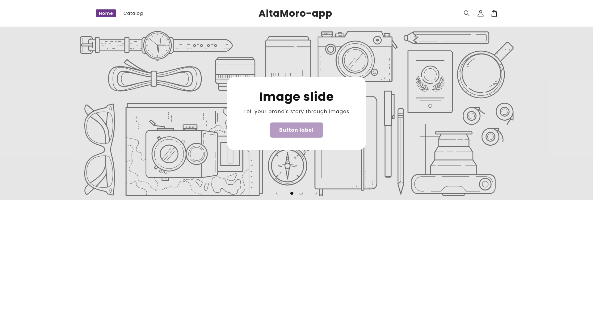 website screenshot of https://altamoroapp.com/