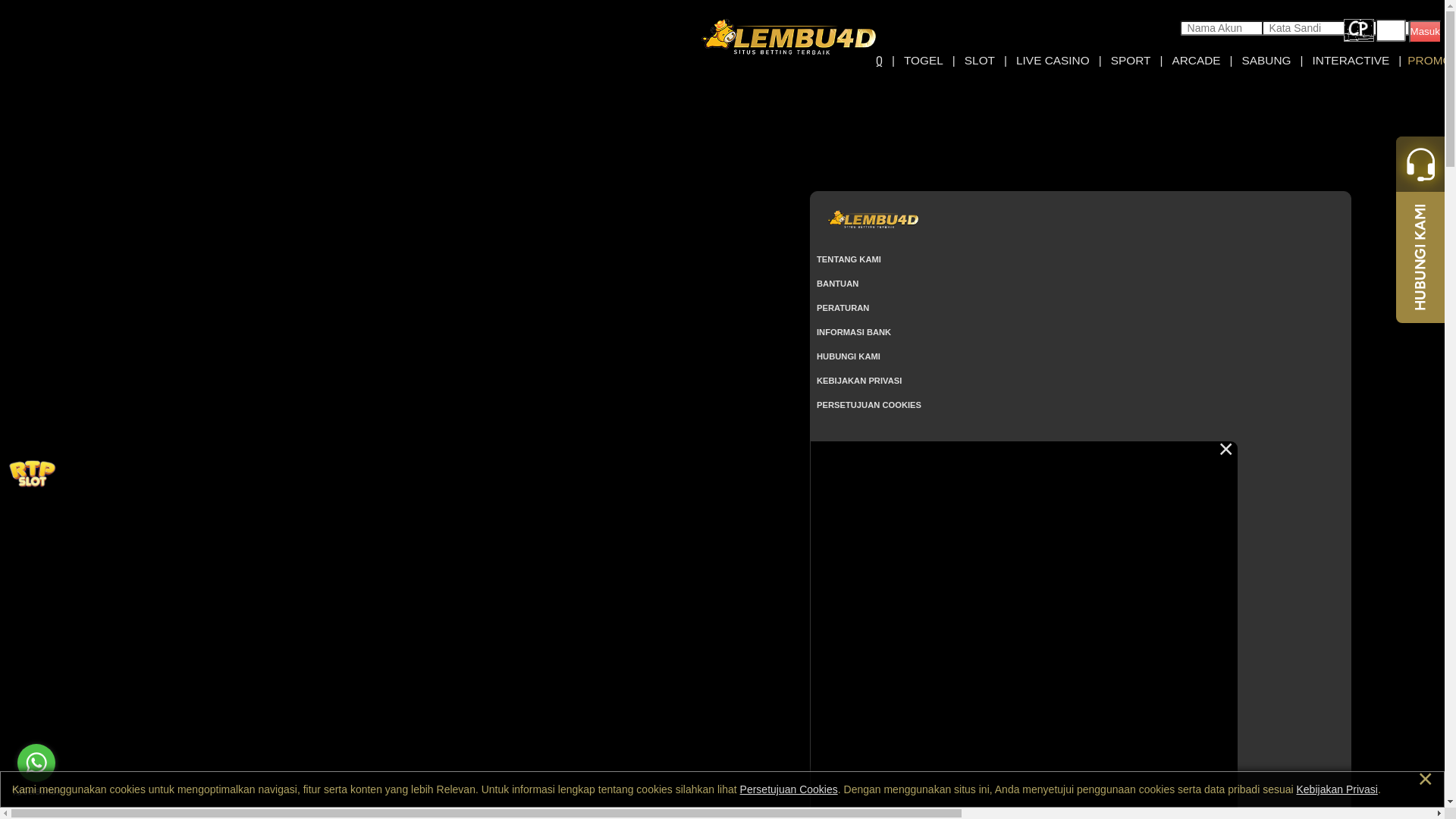 website screenshot of https://lembu001.shop/