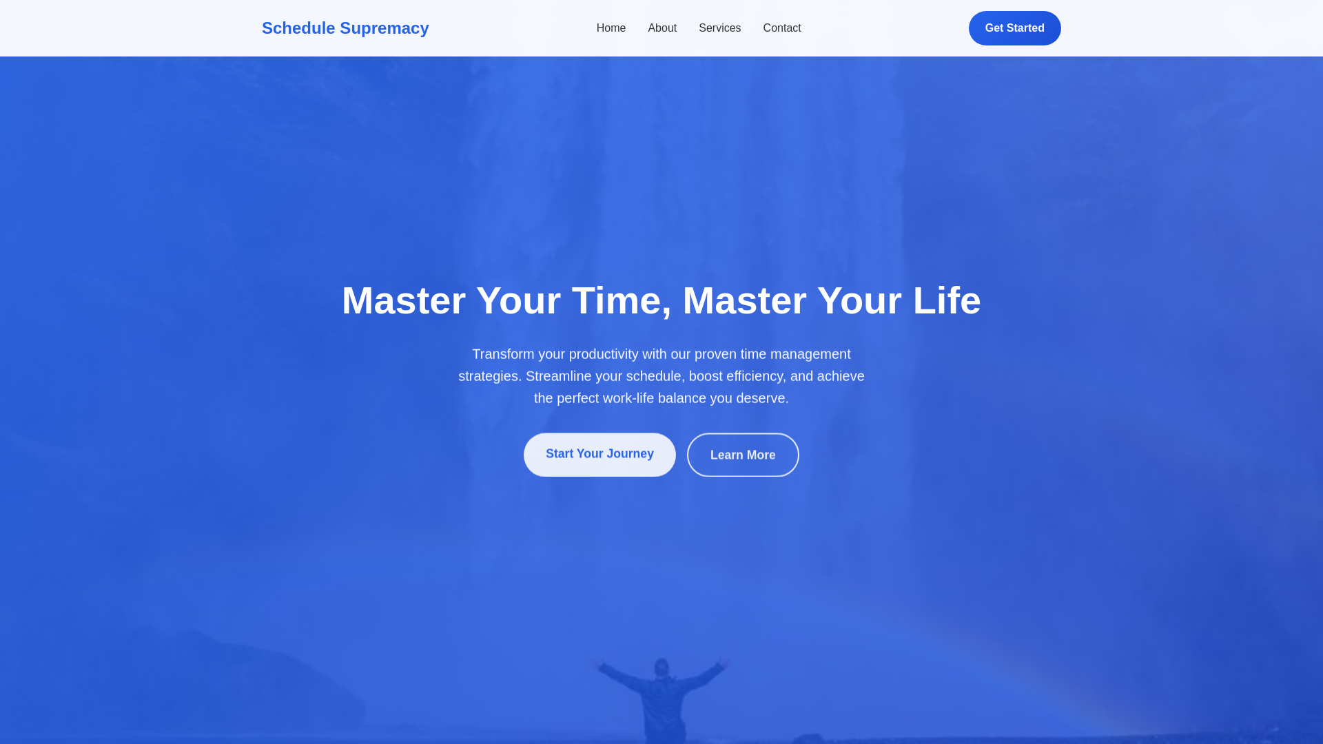 website screenshot of https://schedulesupremacy.cyou/