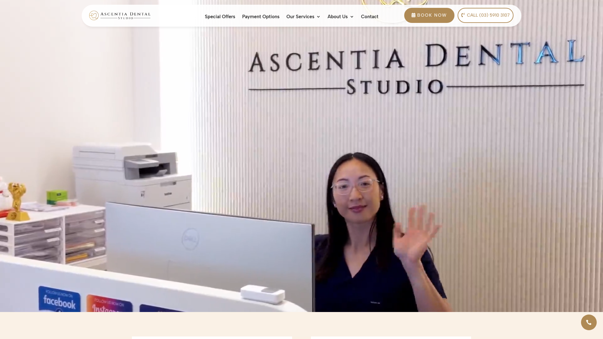 website screenshot of https://ascentiadentalstudio.com.au/?p=6132