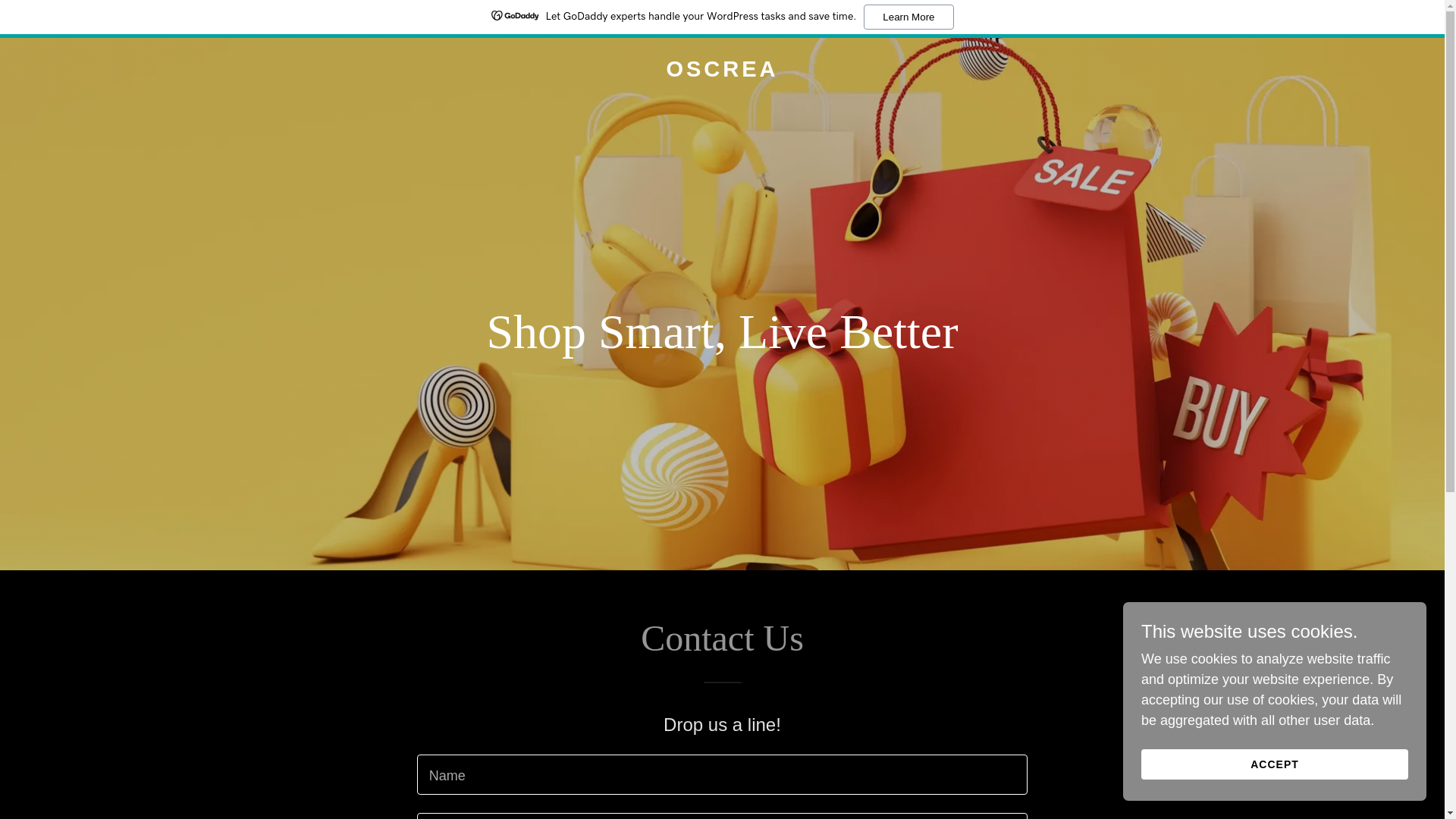 website screenshot of https://oscrea.com/