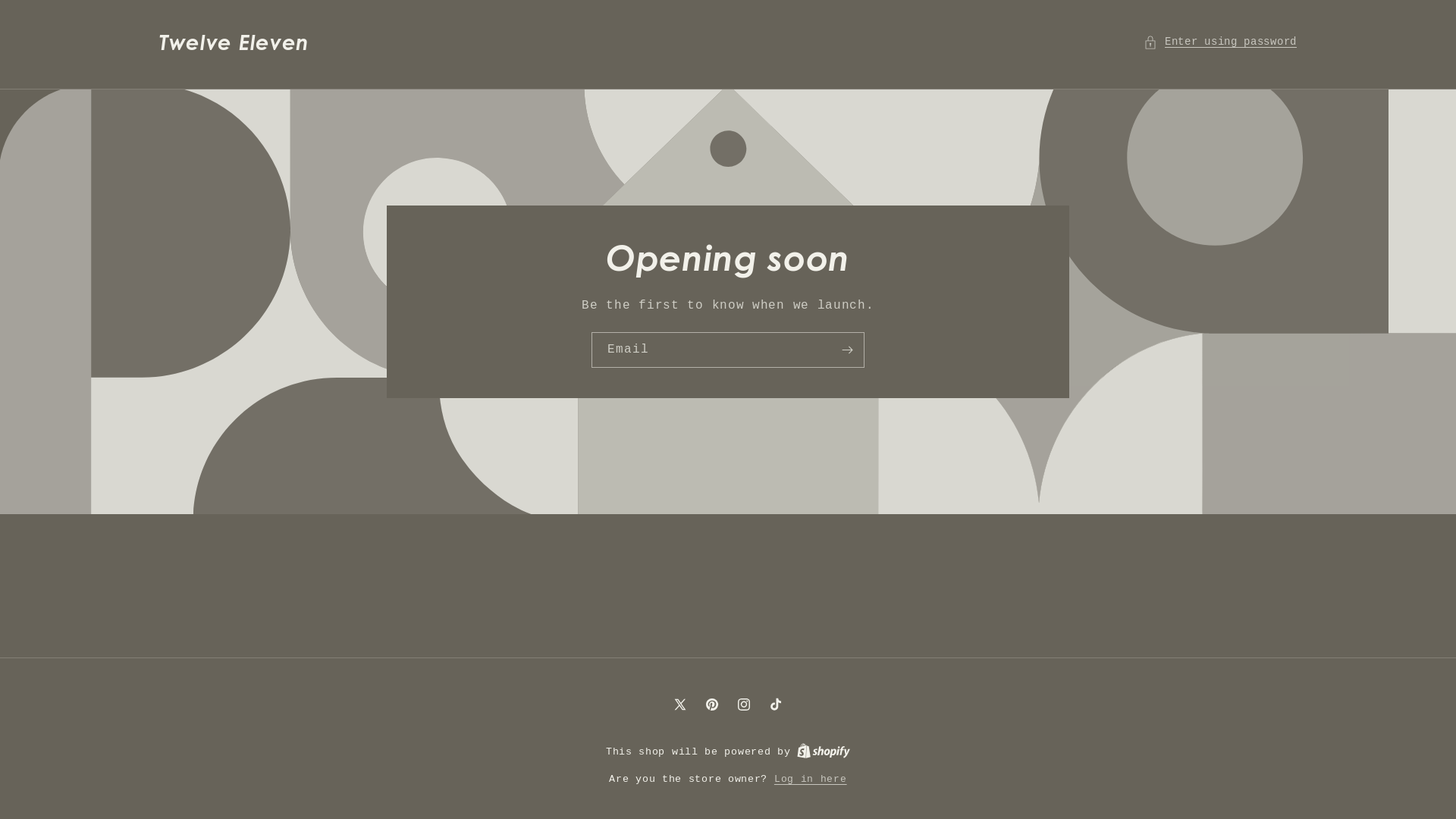 website screenshot of https://twelveelevenco.com/