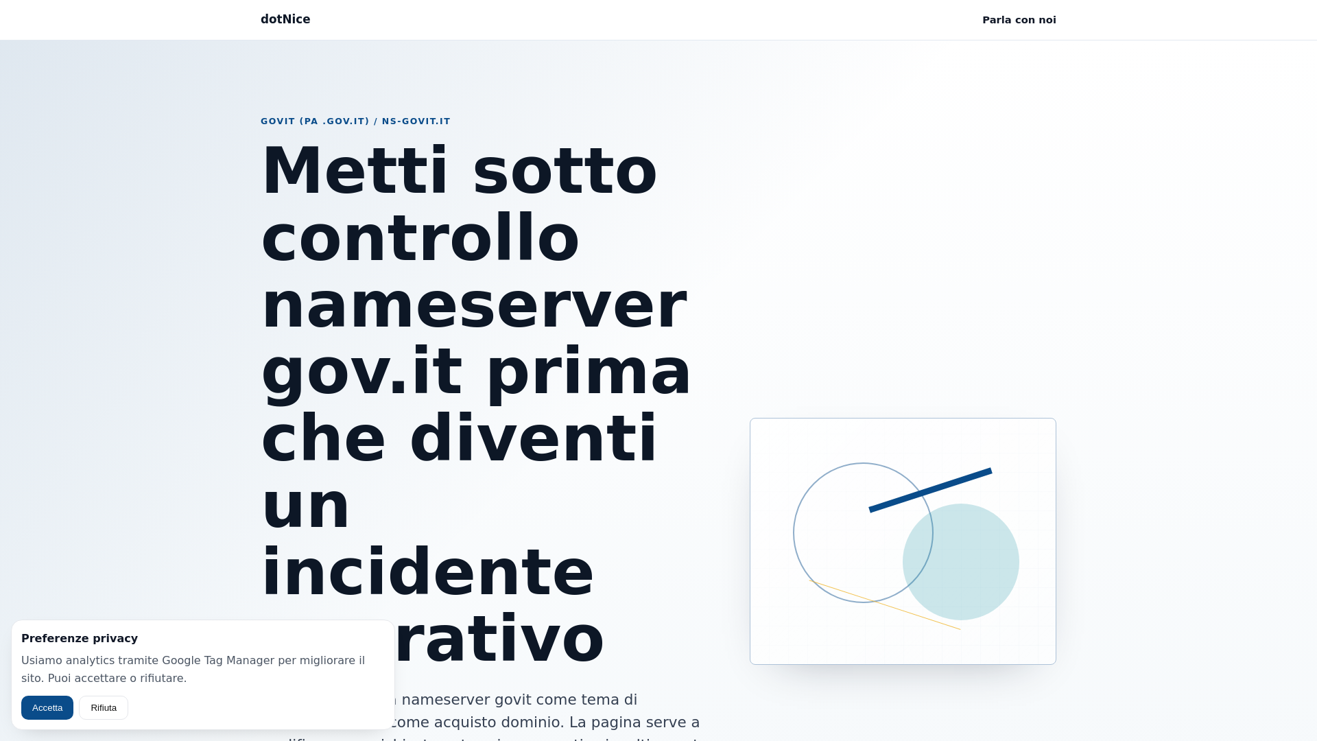 website screenshot of https://ns-govit.it/