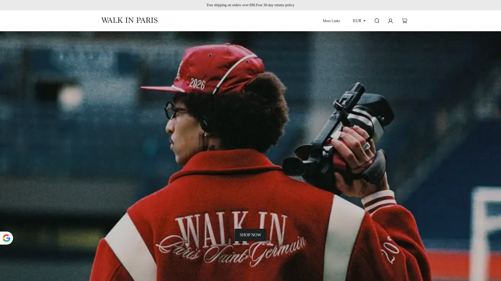 website screenshot of https://online-walk-in-paris.top/