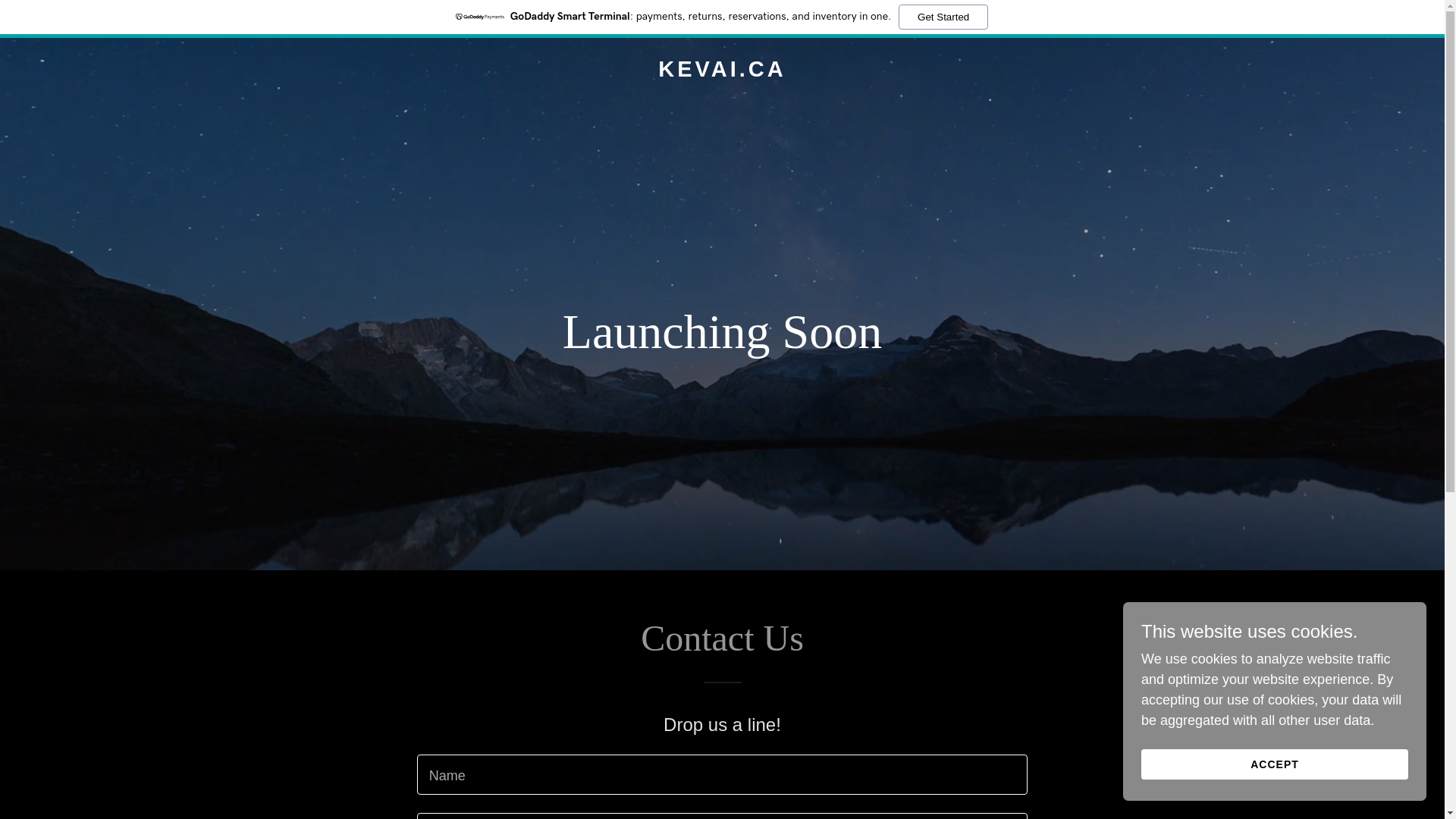 website screenshot of https://kevai.ca/