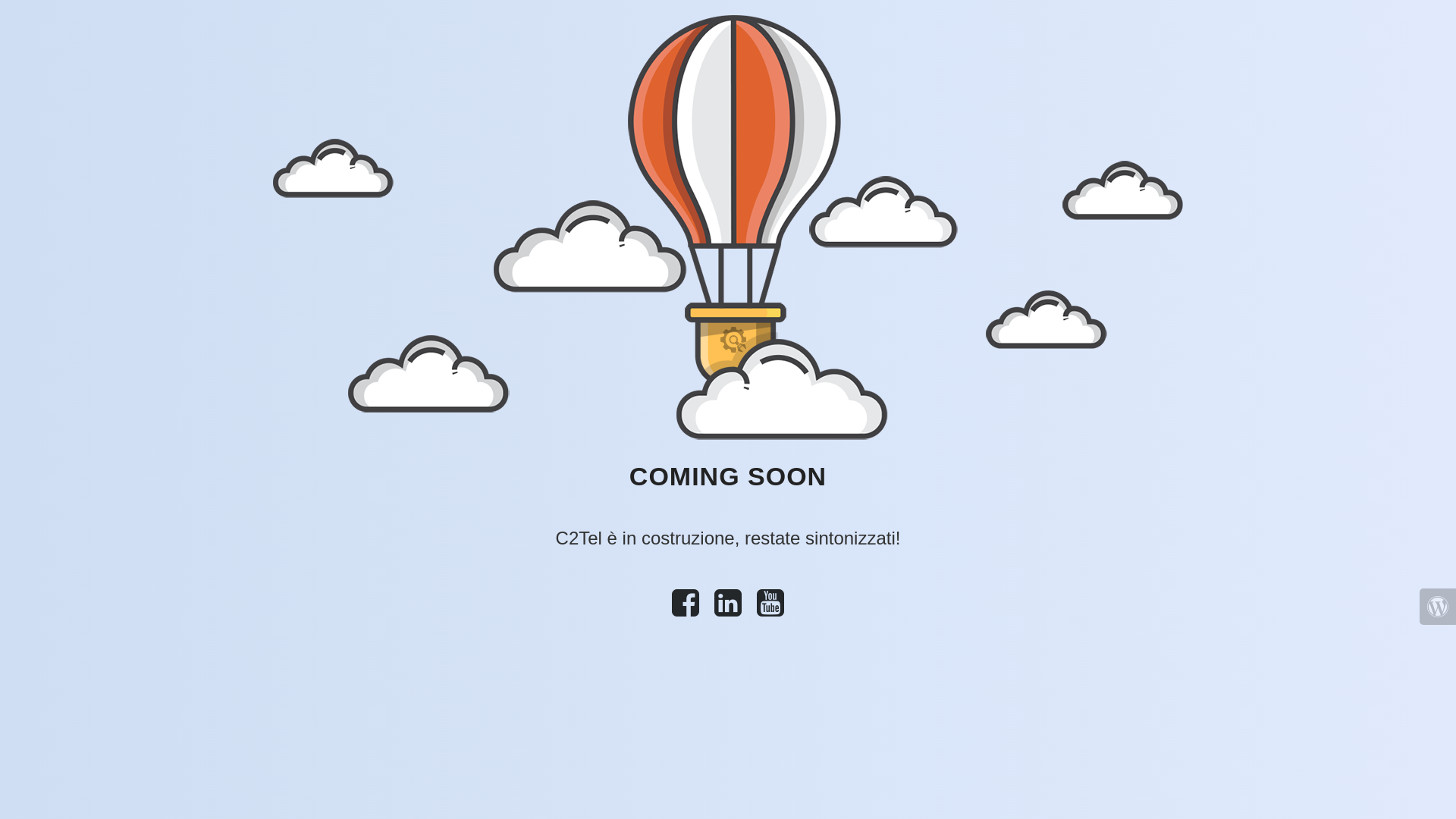 website screenshot of https://c2tel.it/