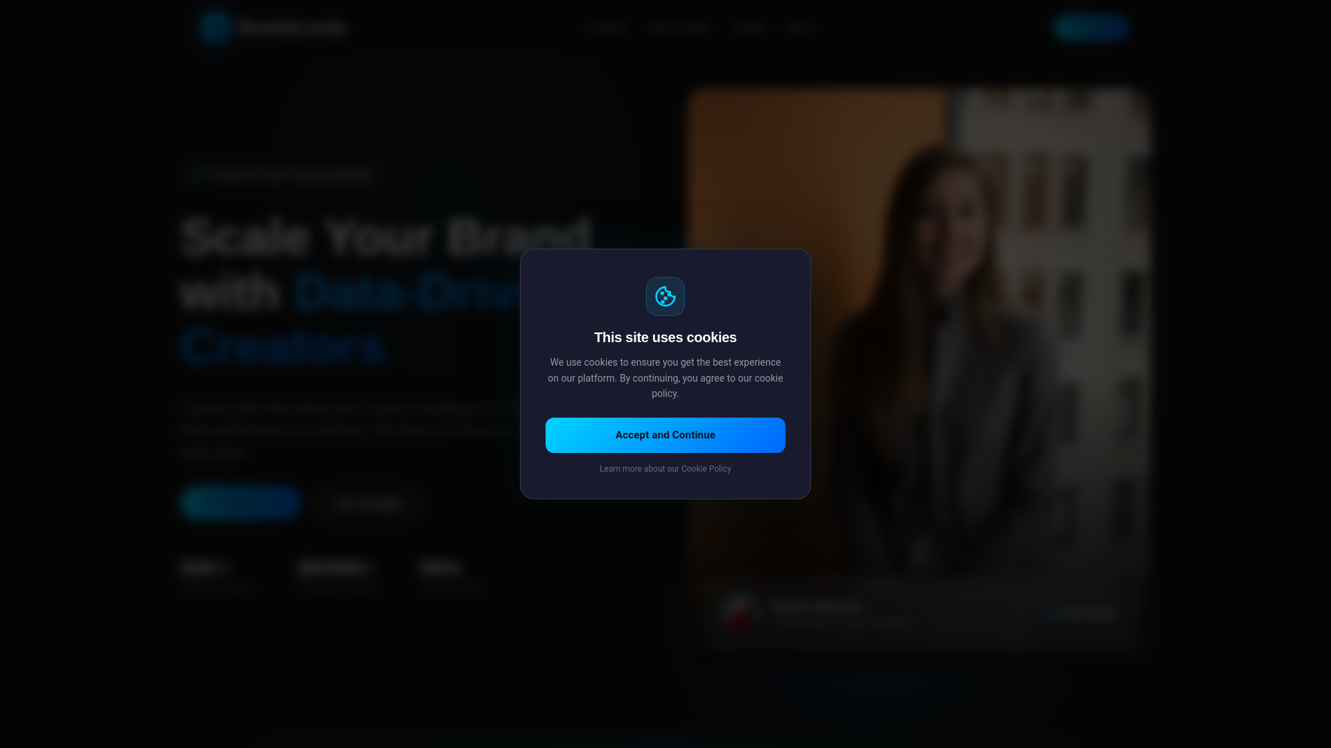 website screenshot of https://brandslovely.pro/