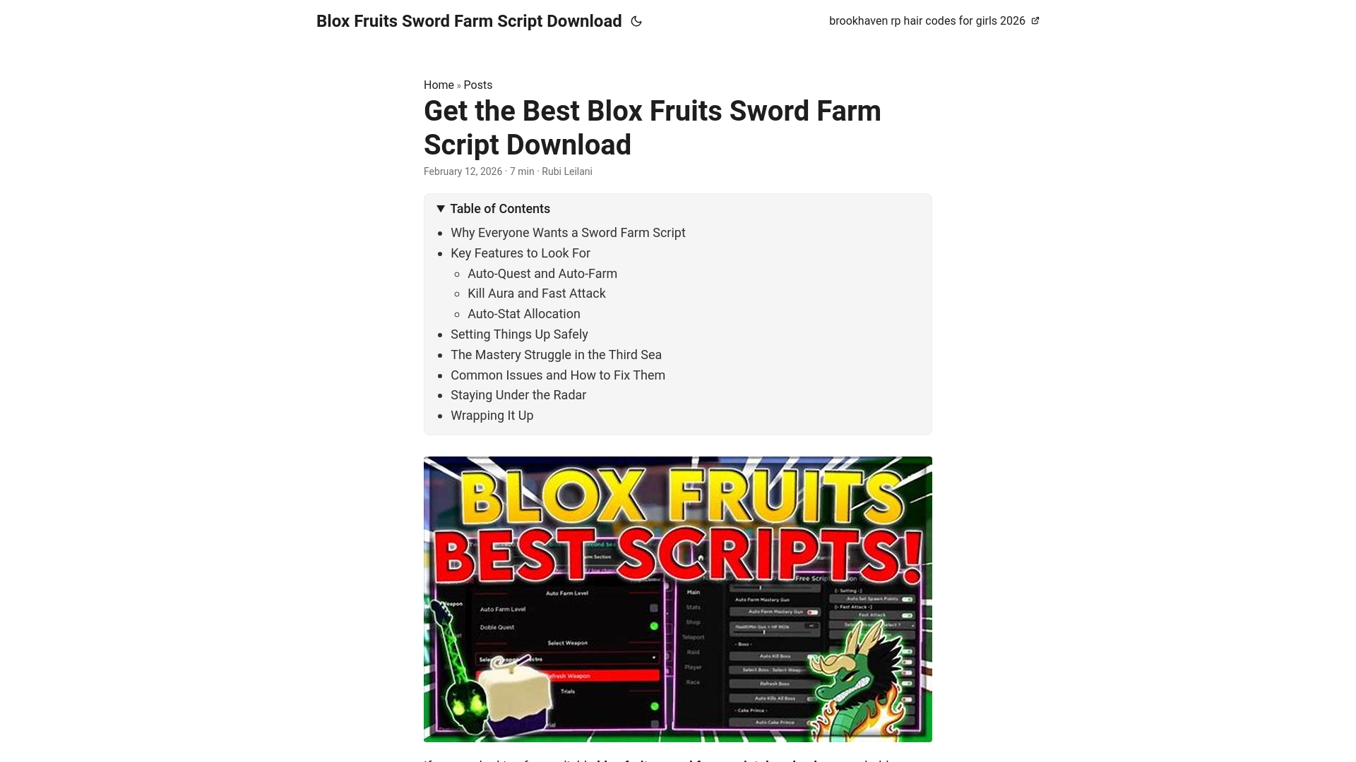 website screenshot of https://blox-fruits-sword-farm-script-download.pages.dev/