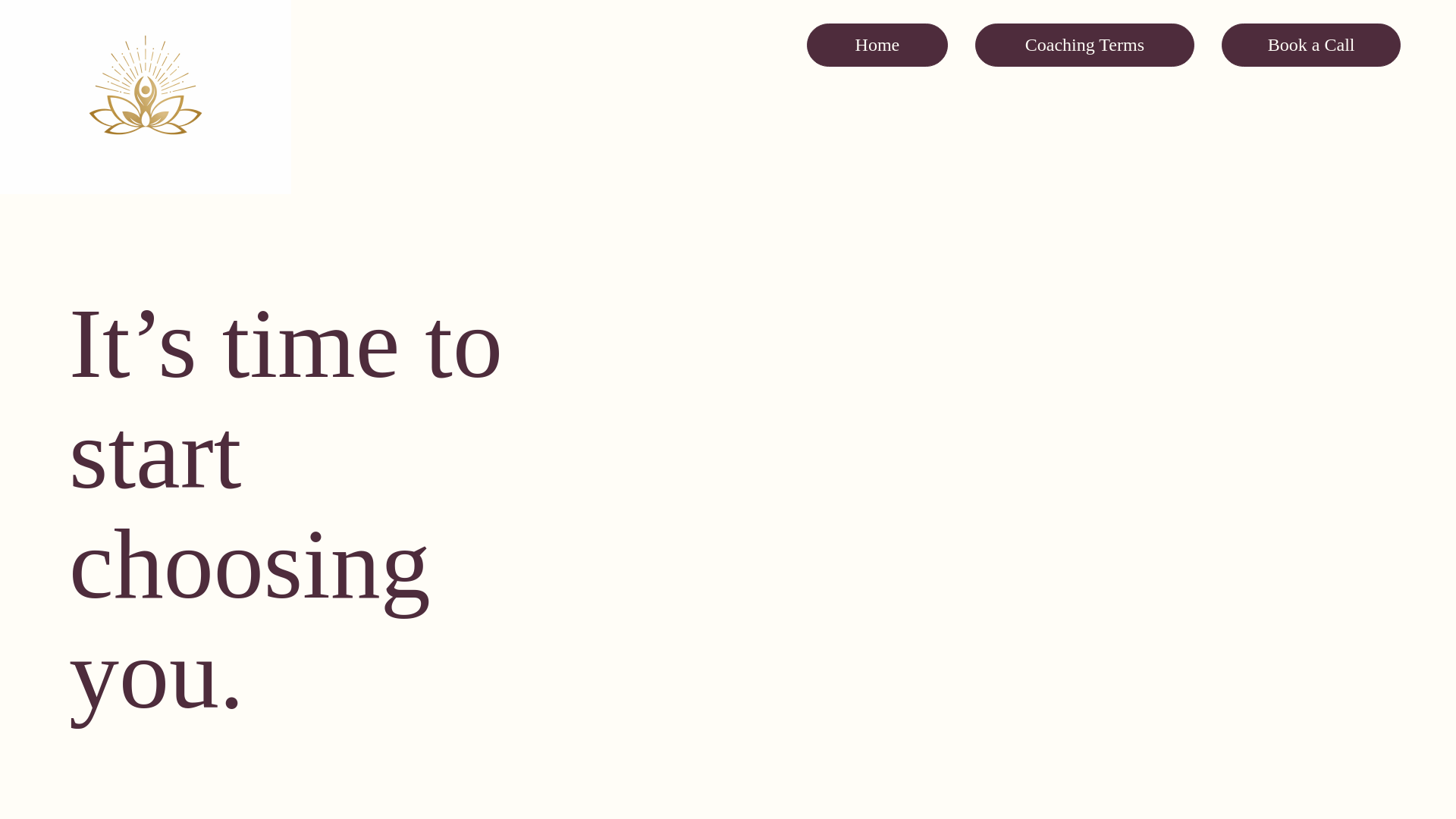 website screenshot of https://coachingwithhanane.com/