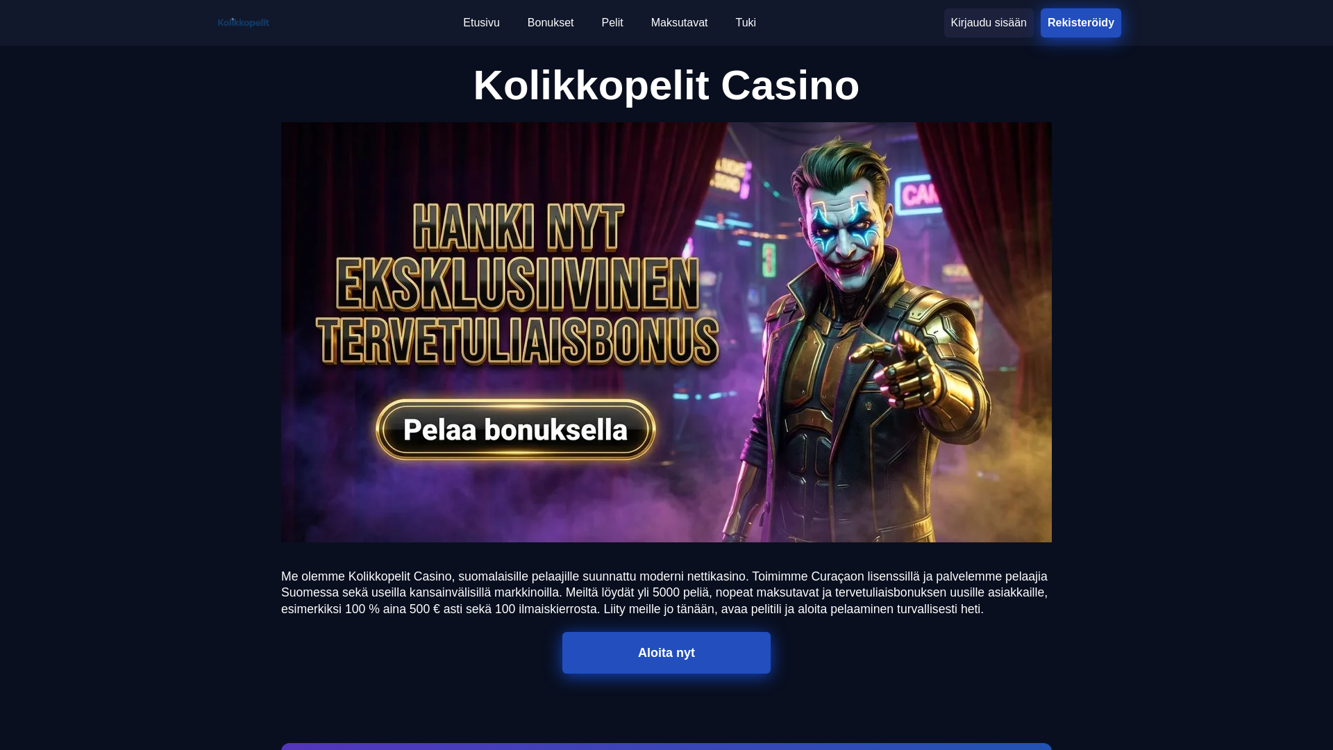 website screenshot of https://kellojakorukamari-fi-52962.pages.dev/