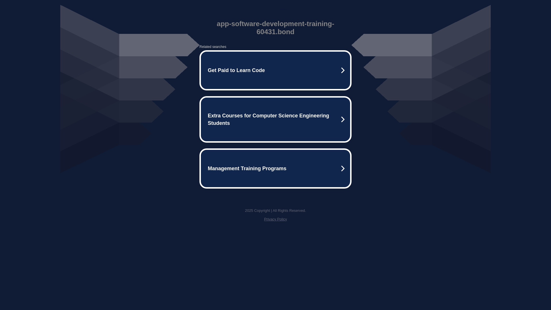 website screenshot of https://app-software-development-training-60431.bond/