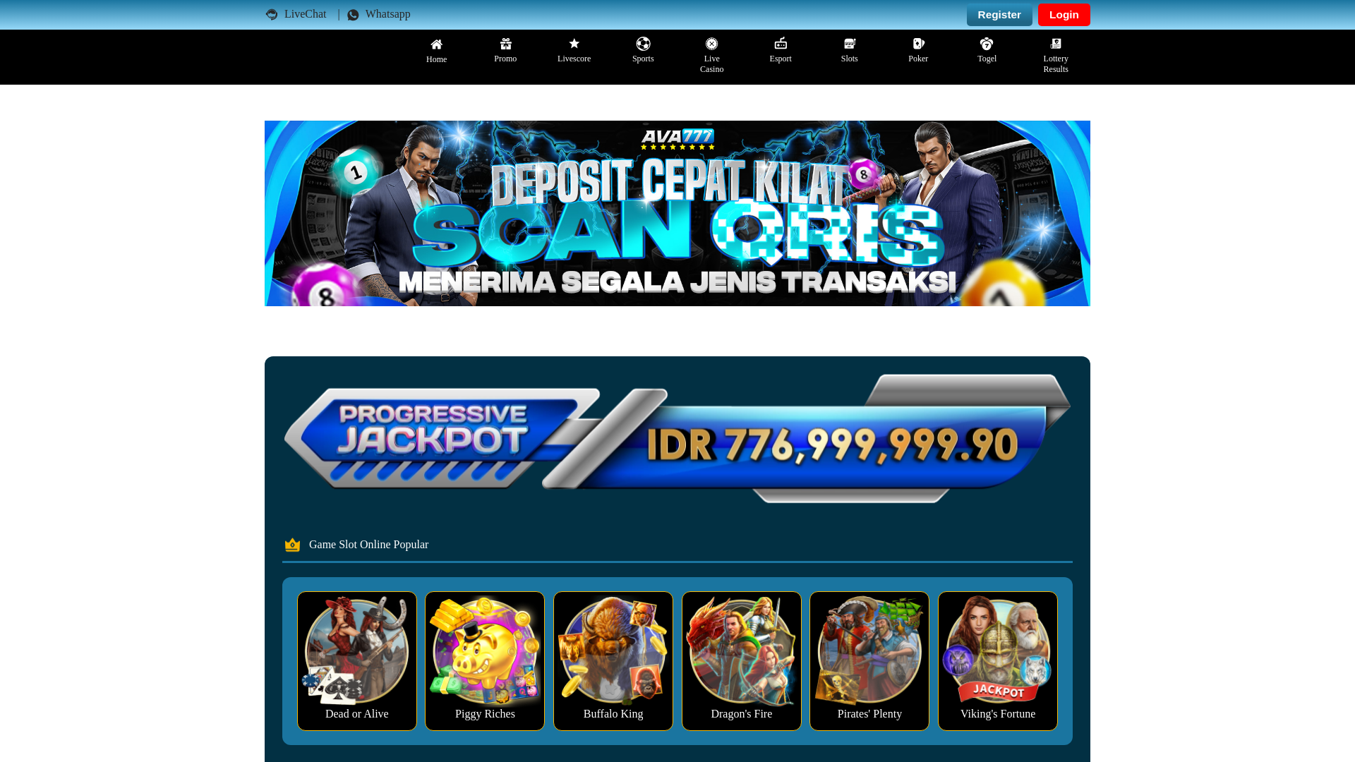 website screenshot of https://avagame.dev/