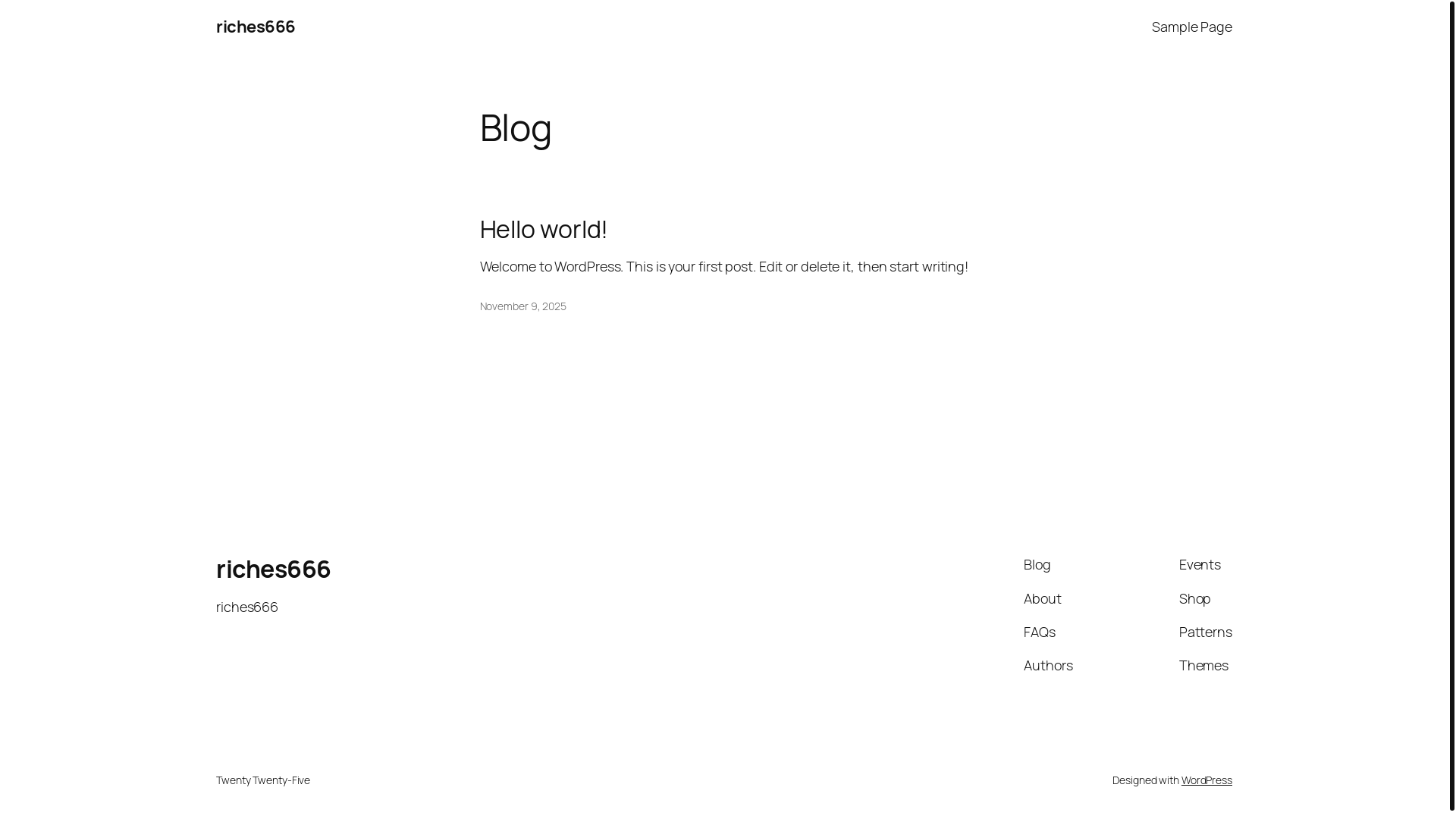 website screenshot of https://riches666s.shop/