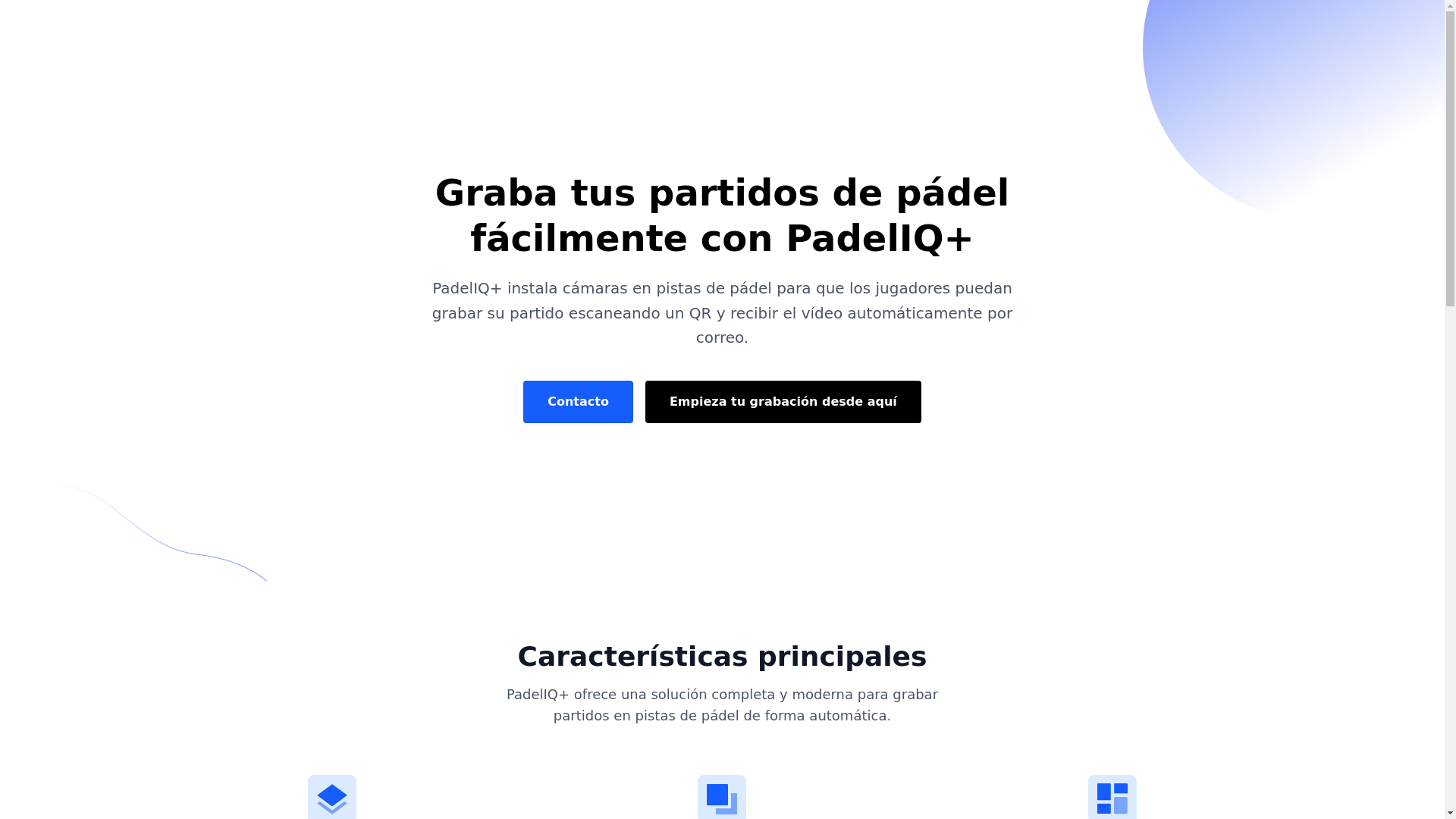 website screenshot of https://padelmotion.es/