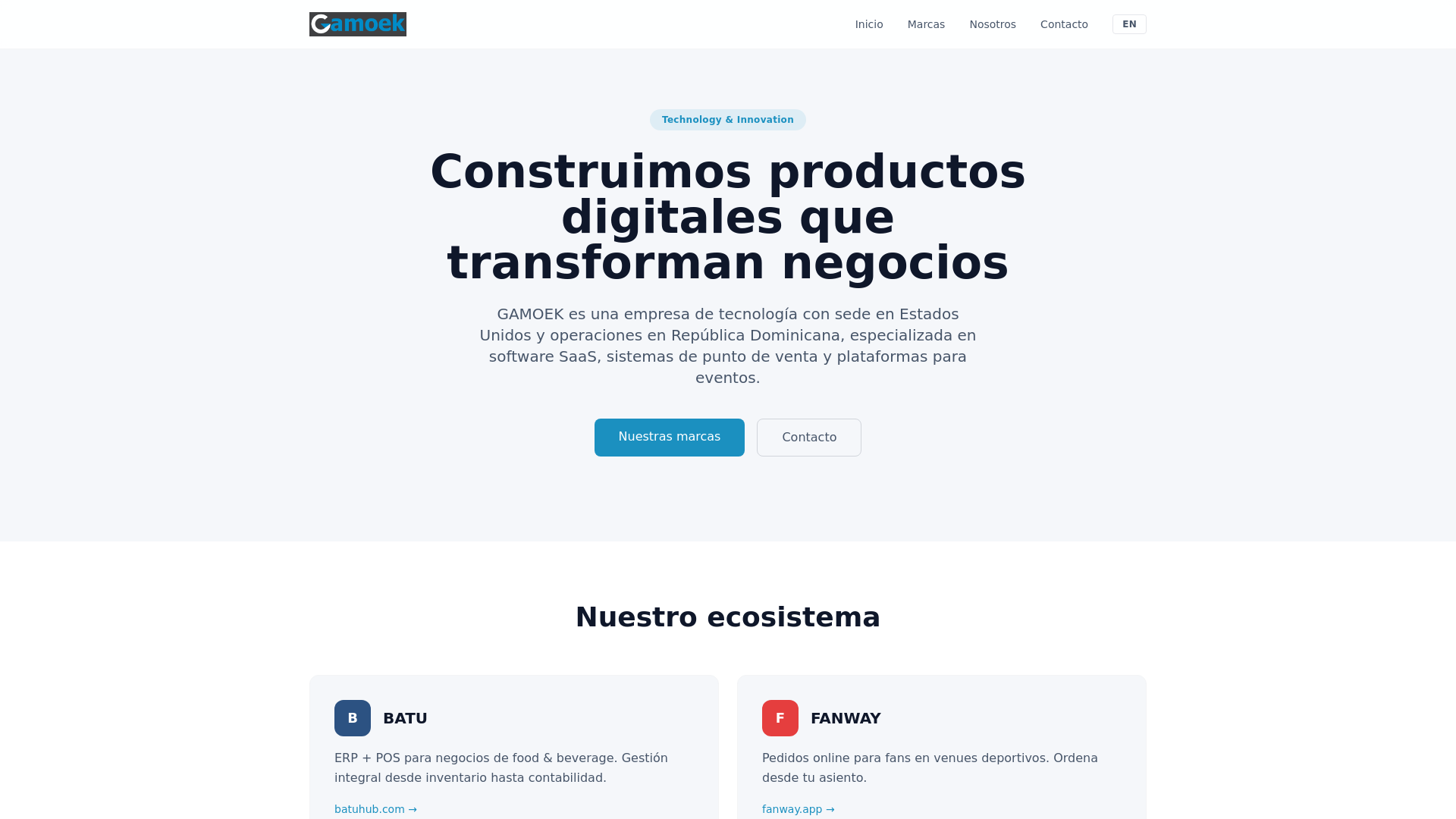 website screenshot of https://gamoek-web.pages.dev/
