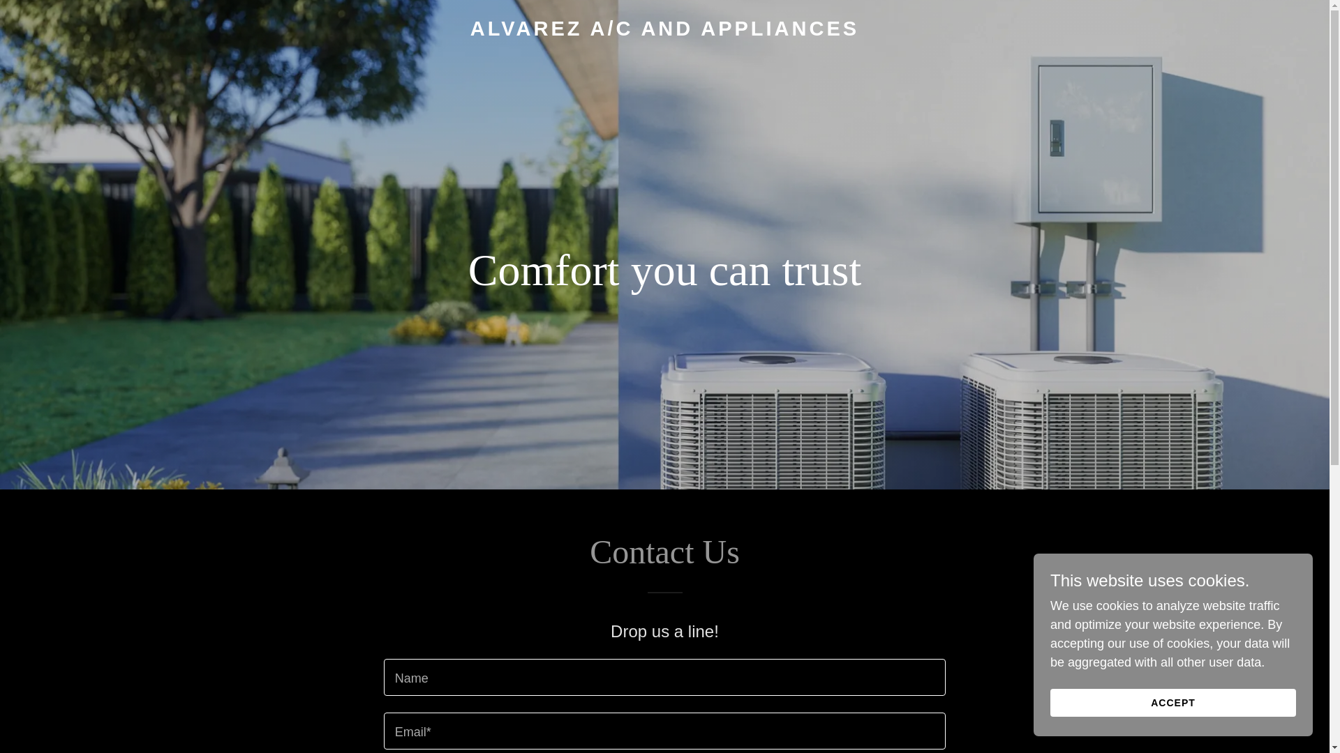 website screenshot of https://alvarez-ac.com/