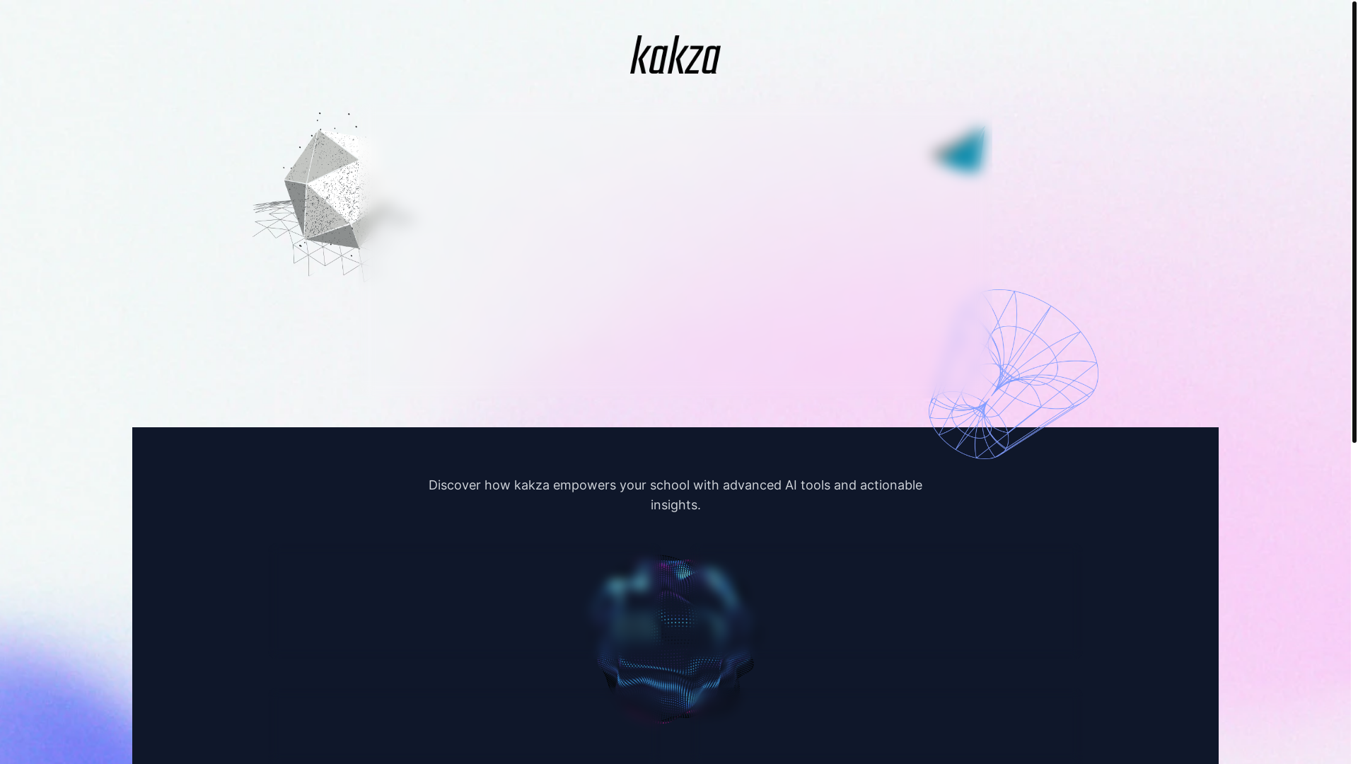 website screenshot of https://kakza-landing-page.pages.dev/