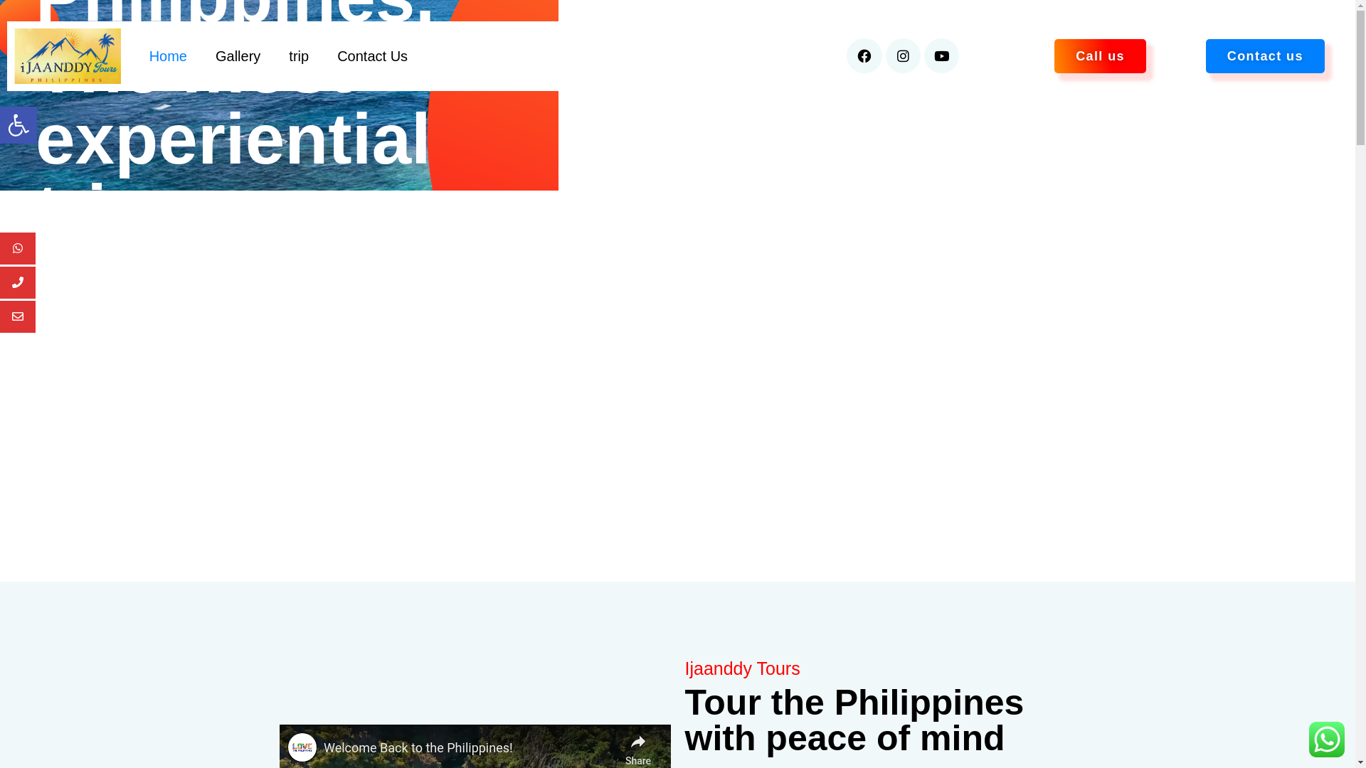 website screenshot of https://ijaanddy-tour.com/