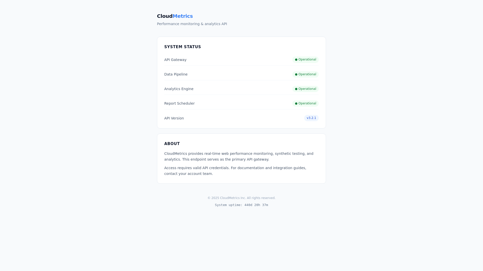 website screenshot of https://webmmetrics.sbs