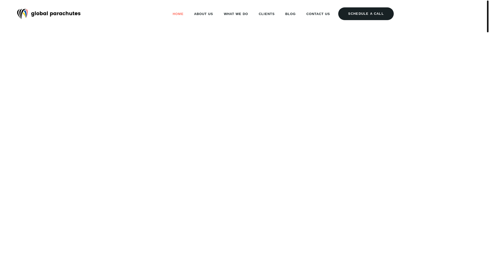 website screenshot of https://joinglobalparachute.com/