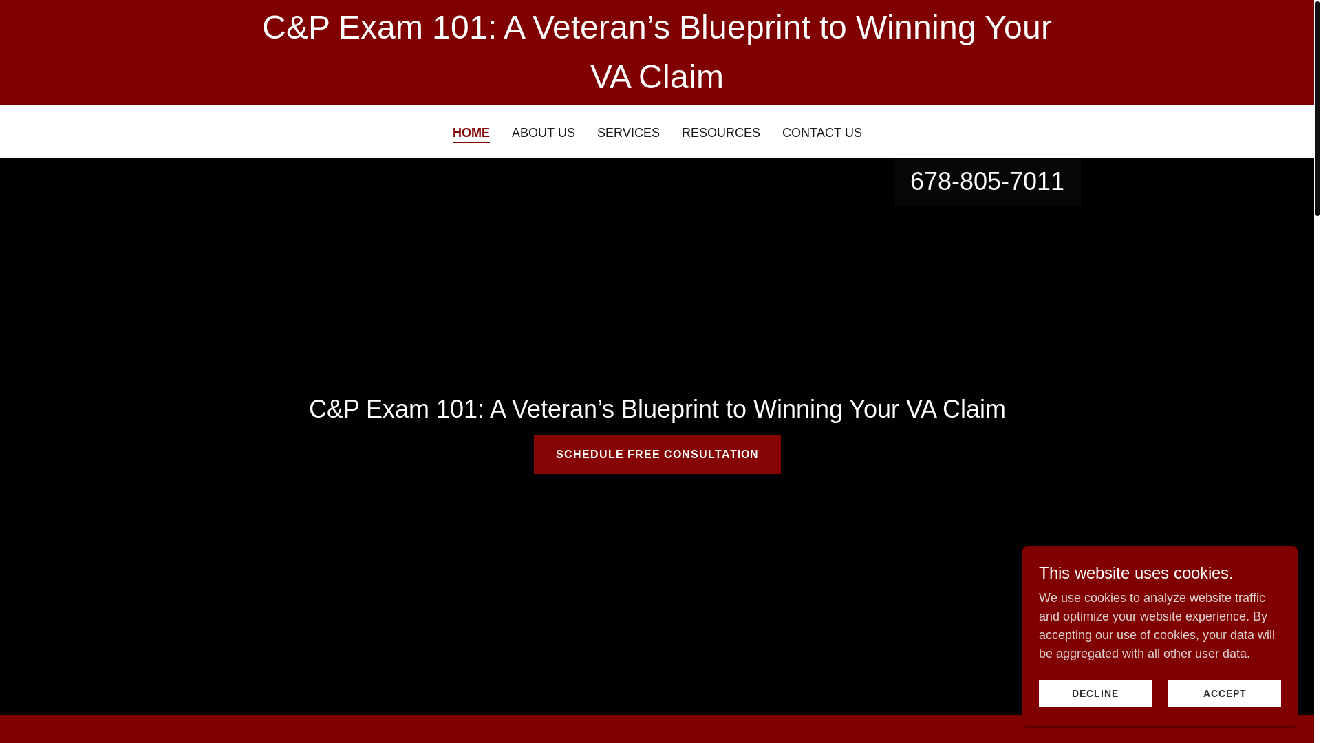 website screenshot of https://cpexam101.com/